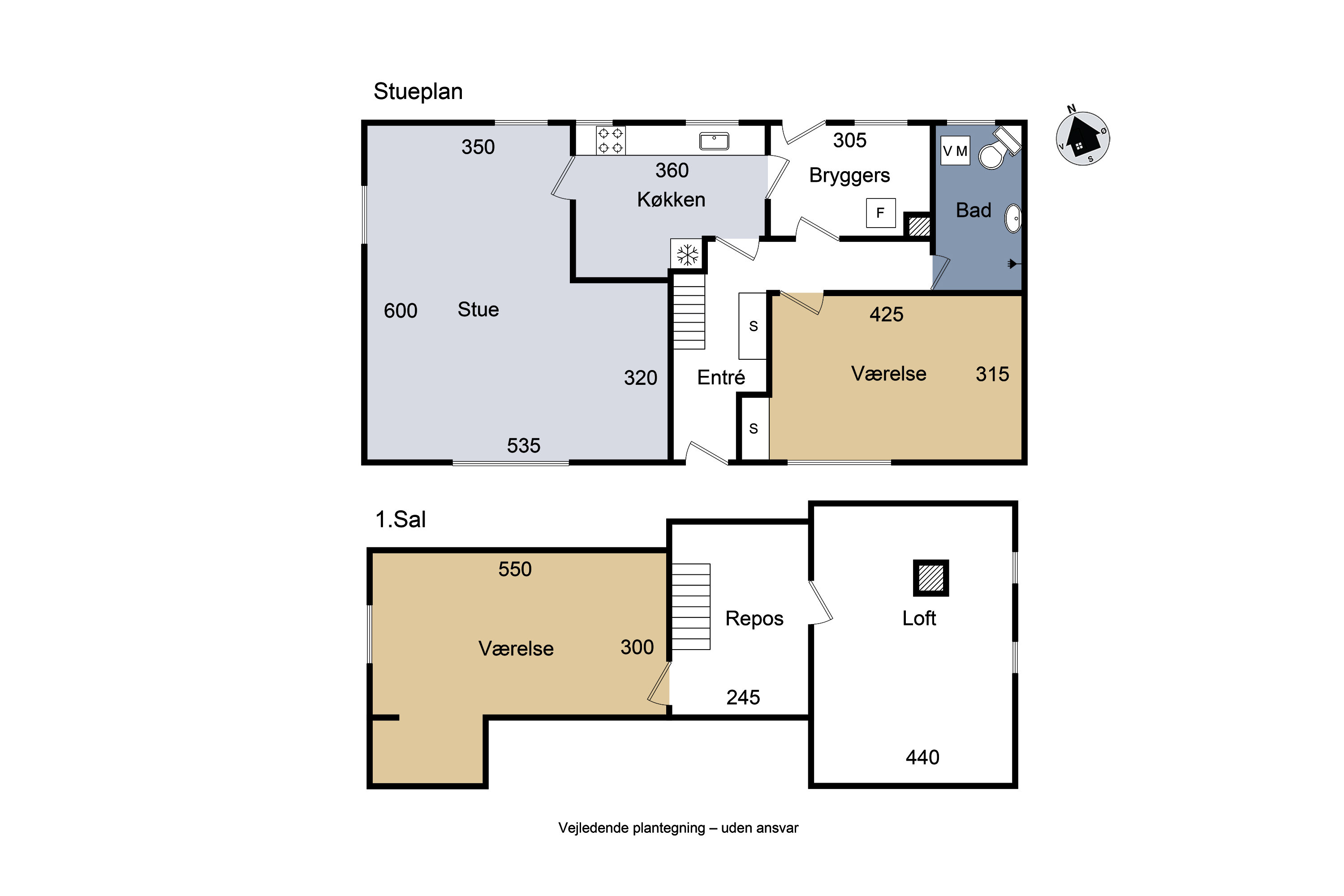 Plantegninger billede af Søgade 6, Venslev, 4050 Skibby