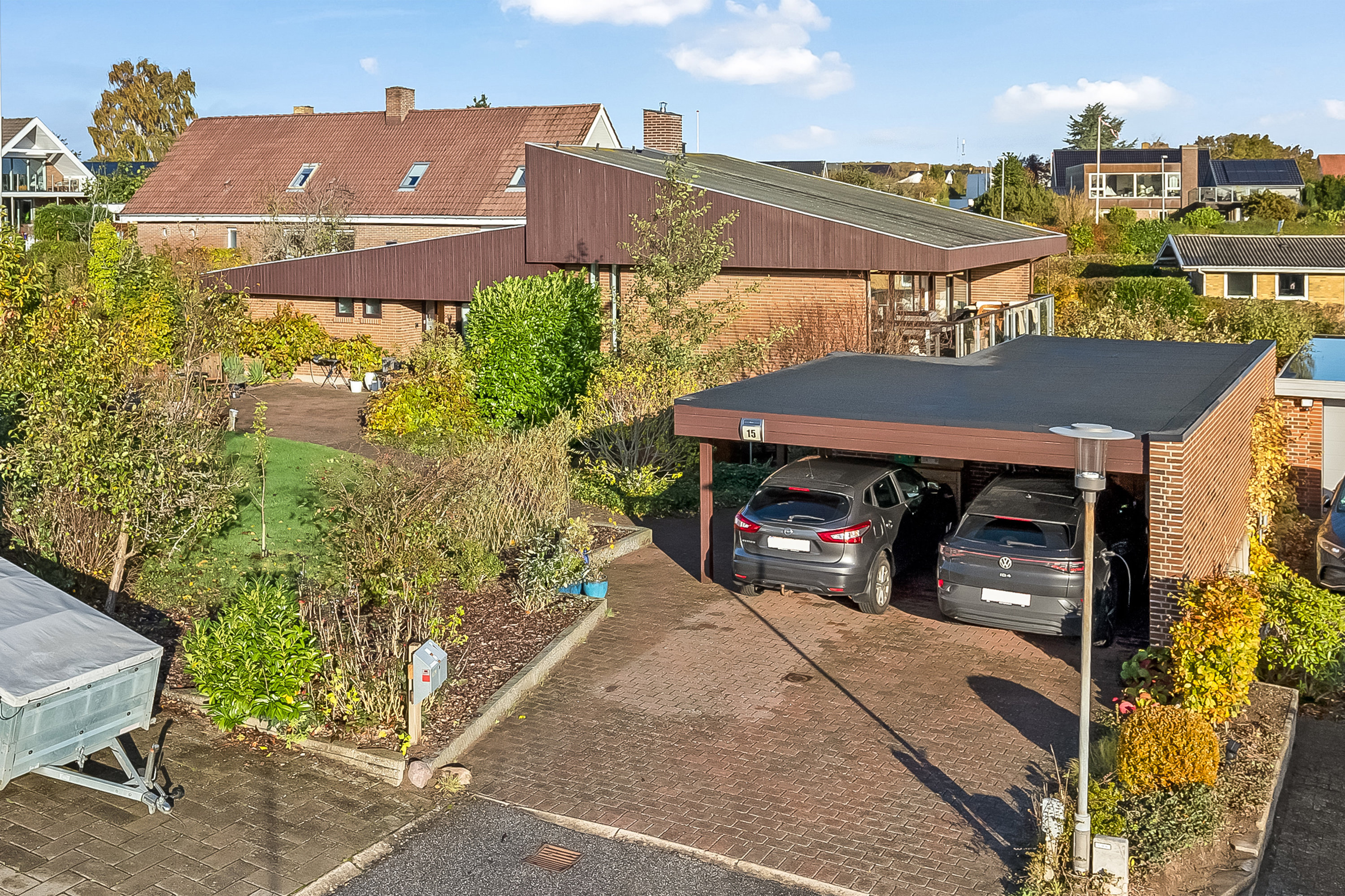 Fremhævet mastefoto billede i fuldskærmstilstand. Billede af Strandagervænget 15, Erritsø, 7000 Fredericia