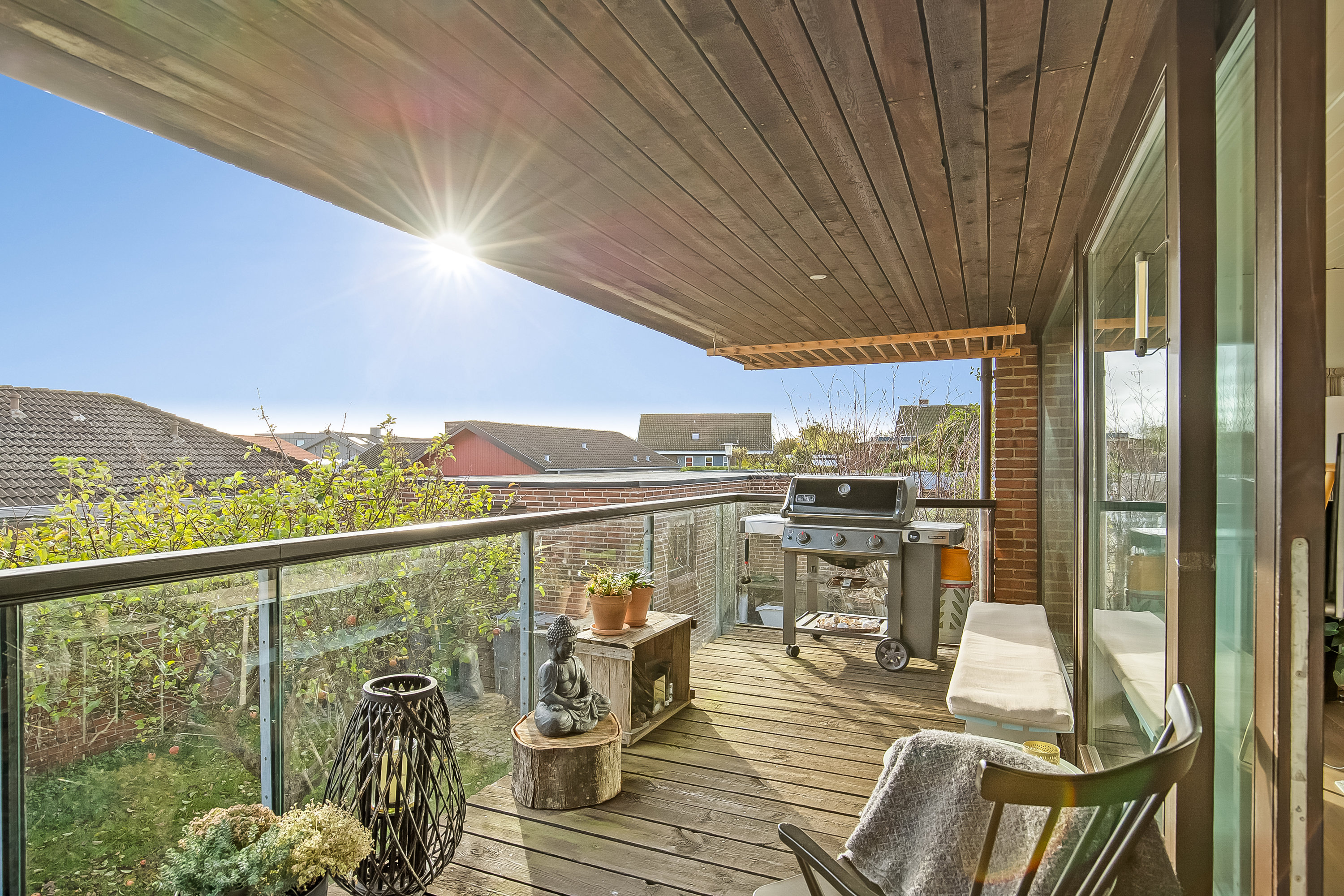 Fremhævet altan billede i fuldskærmstilstand. Billede af Strandagervænget 15, Erritsø, 7000 Fredericia