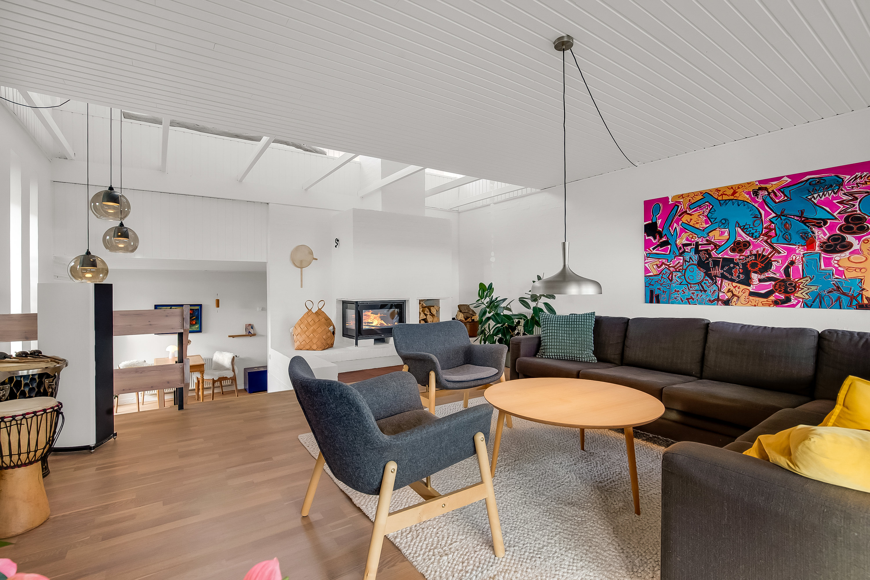 Fremhævet stue billede i fuldskærmstilstand. Billede af Strandagervænget 15, Erritsø, 7000 Fredericia