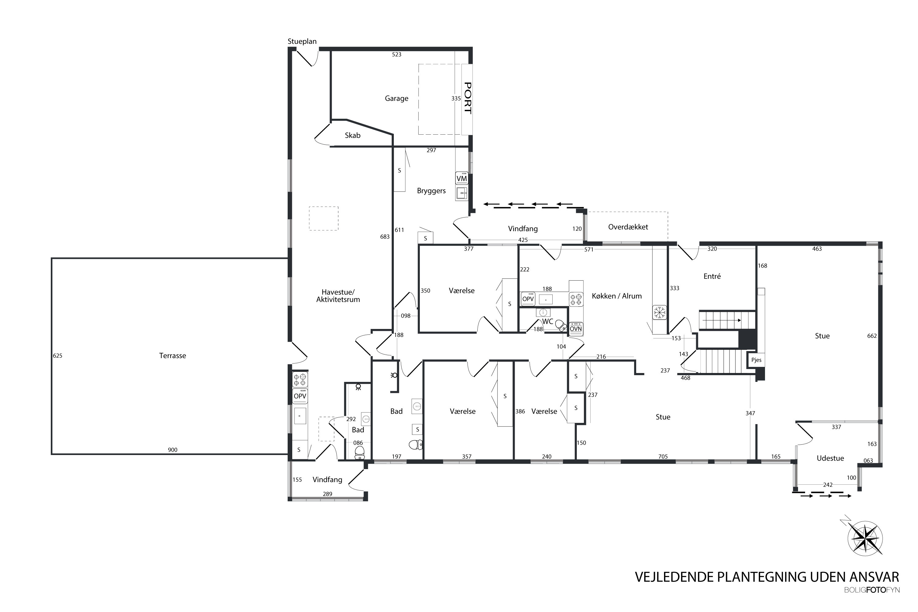 Plantegninger billede af Fasanvej 29, 5863 Ferritslev Fyn
