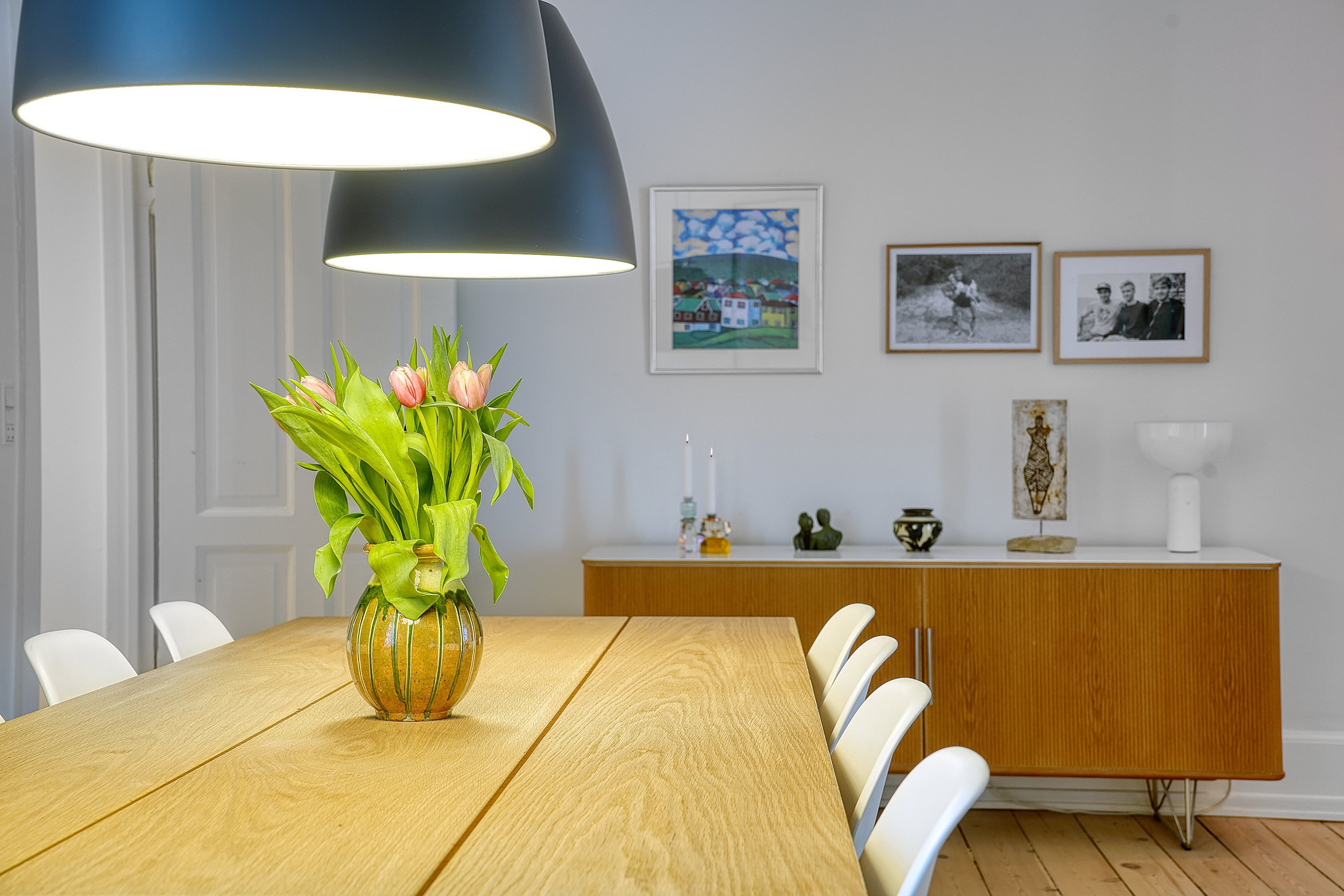 Fremhævet spisestue billede i fuldskærmstilstand. Billede af Holsteinsgade 7, 2., 2100 København Ø