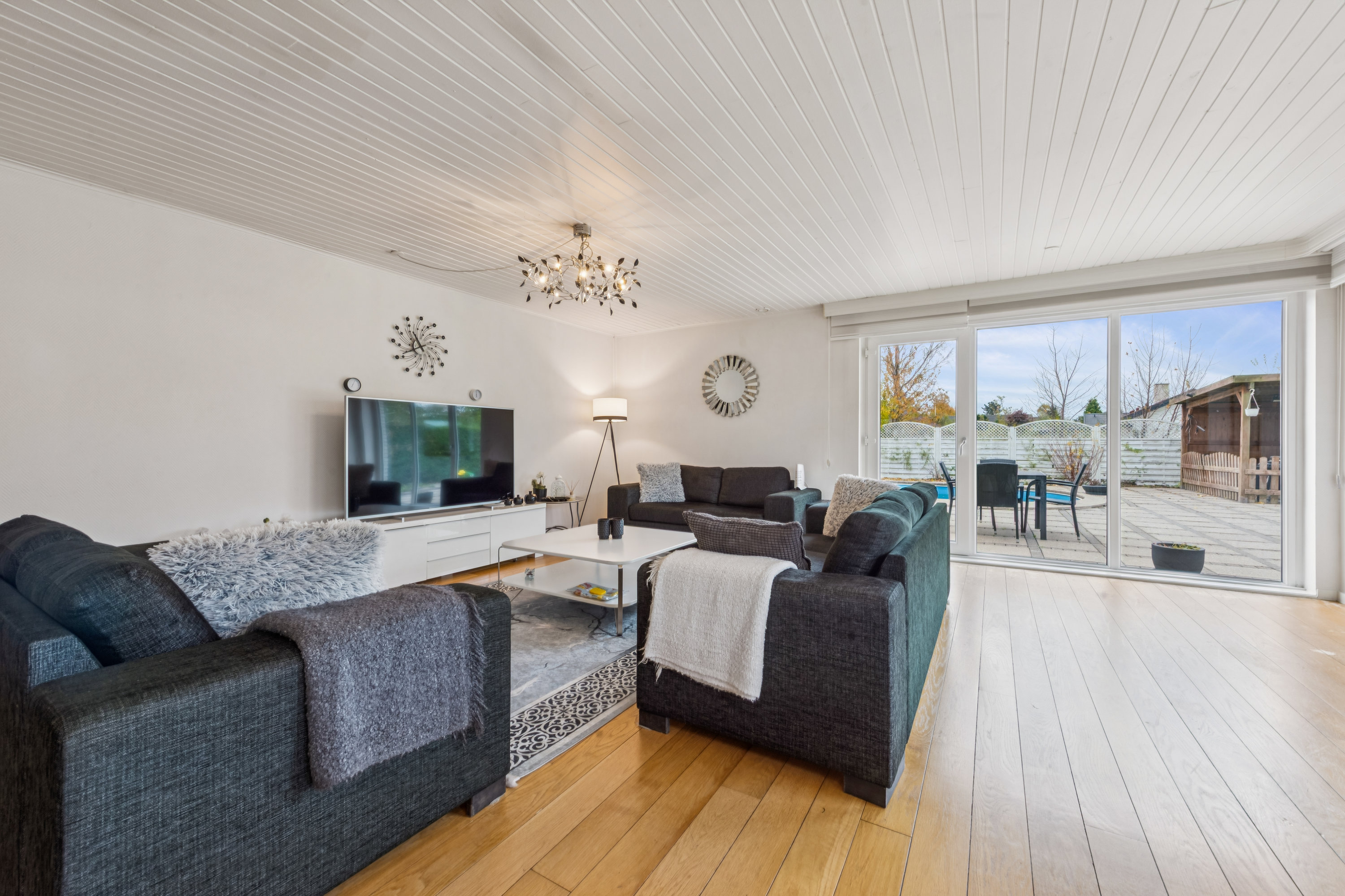 Miniaturebillede 1: stue. Billede af Rafteager 4, Baldersbrønde, 2640 Hedehusene