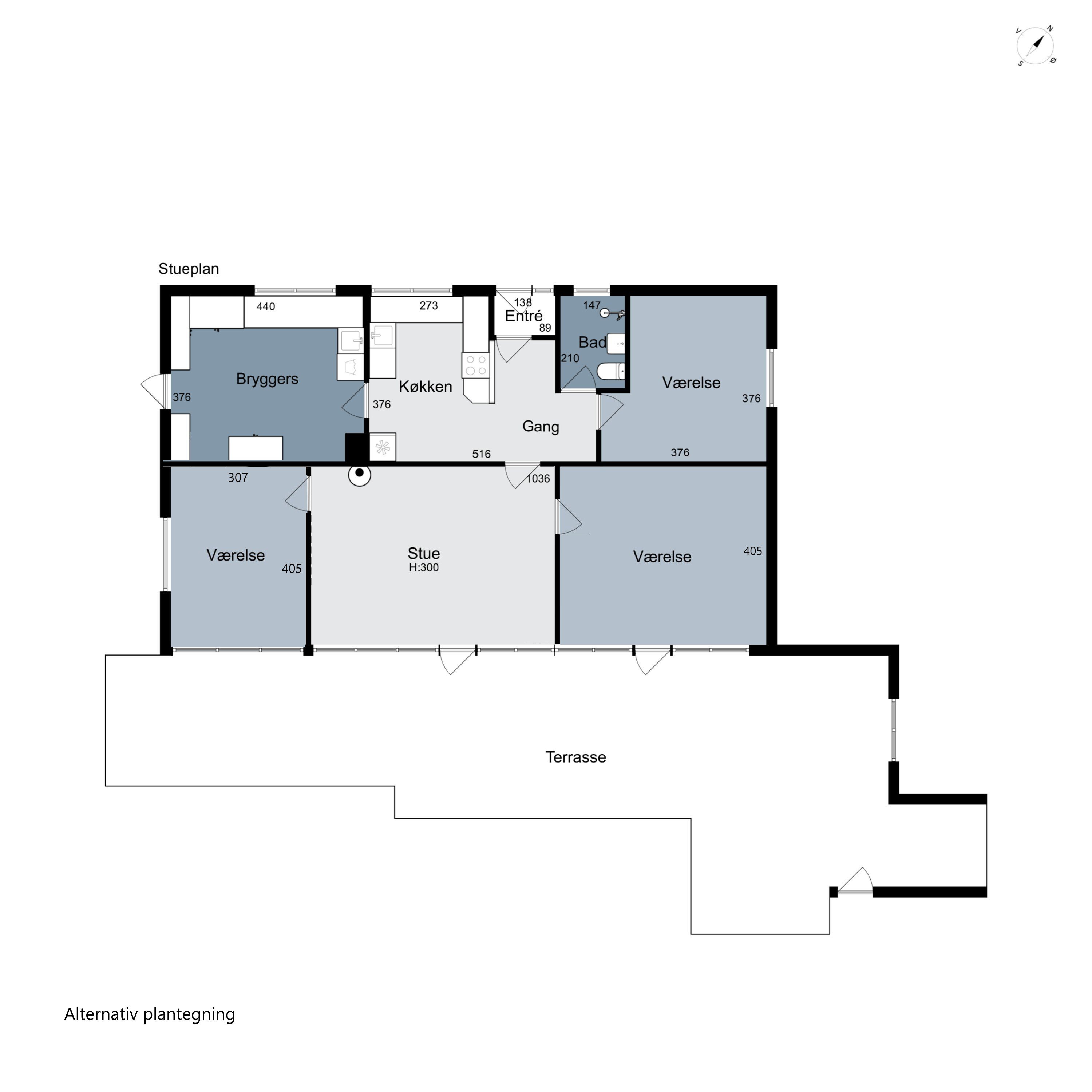 Plantegninger billede af Skodsborgvej 380, 2850 Nærum