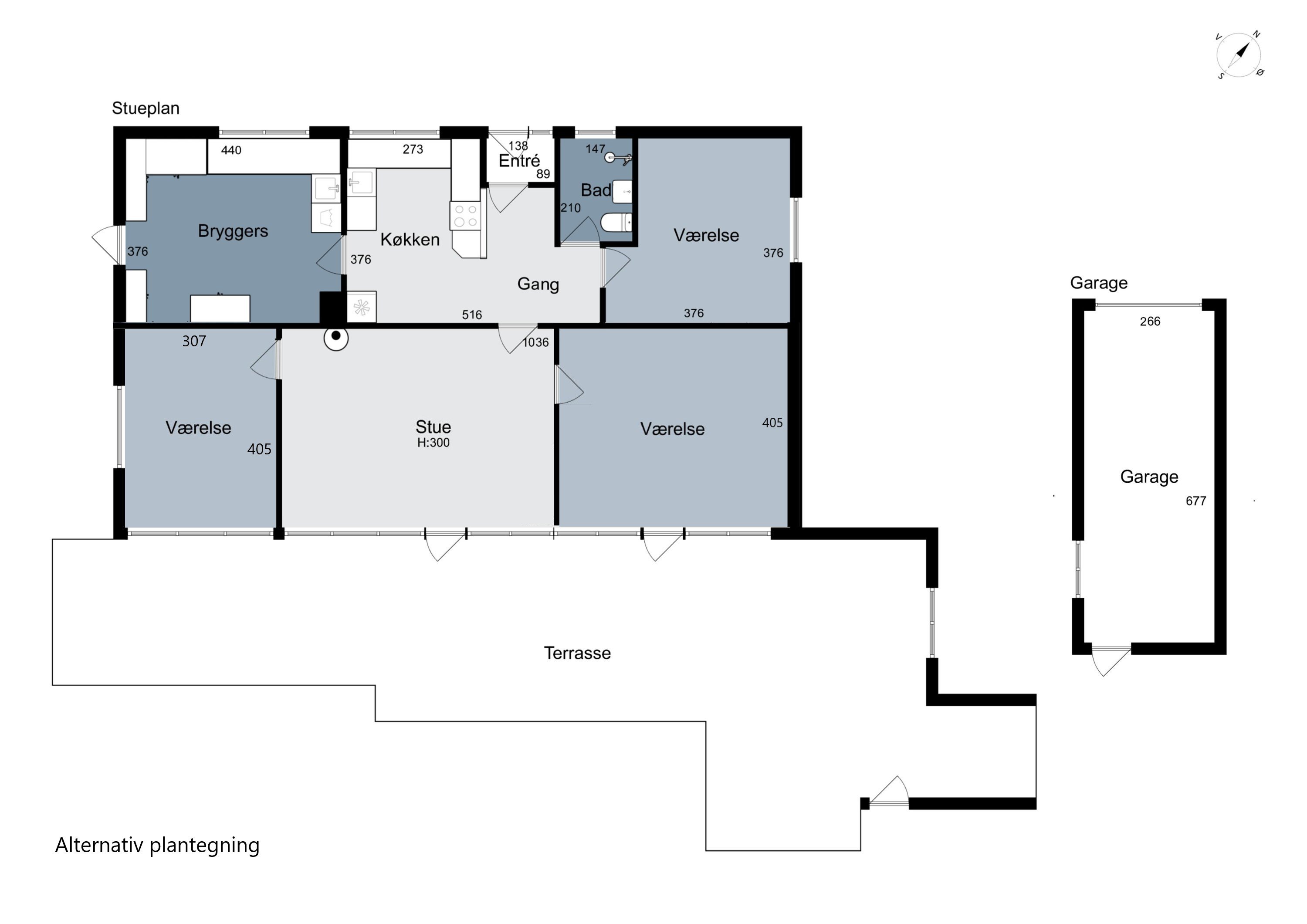 Plantegninger billede af Skodsborgvej 380, 2850 Nærum