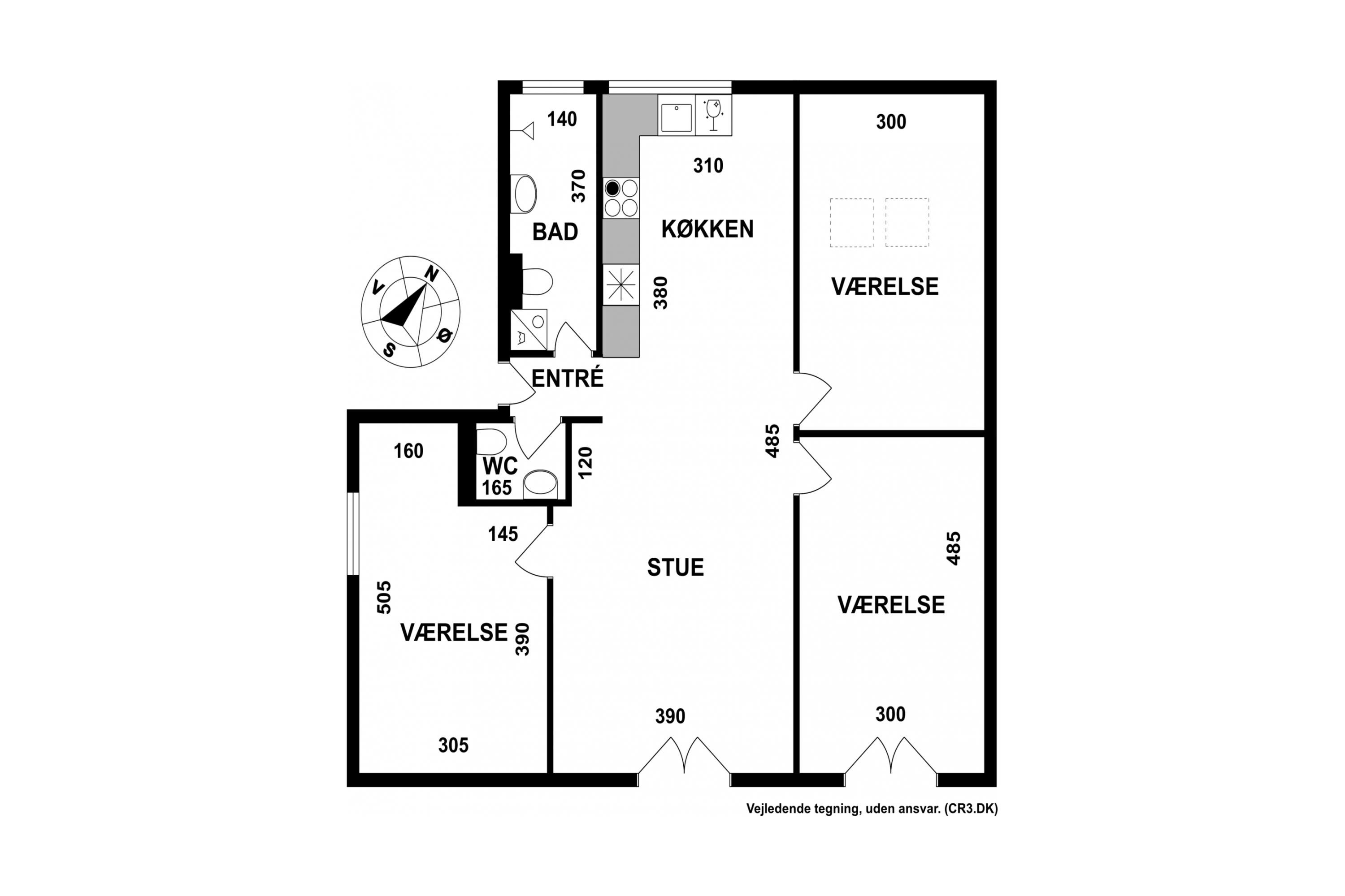 Plantegninger billede af Roskildevej 148B, 2., 2500 Valby