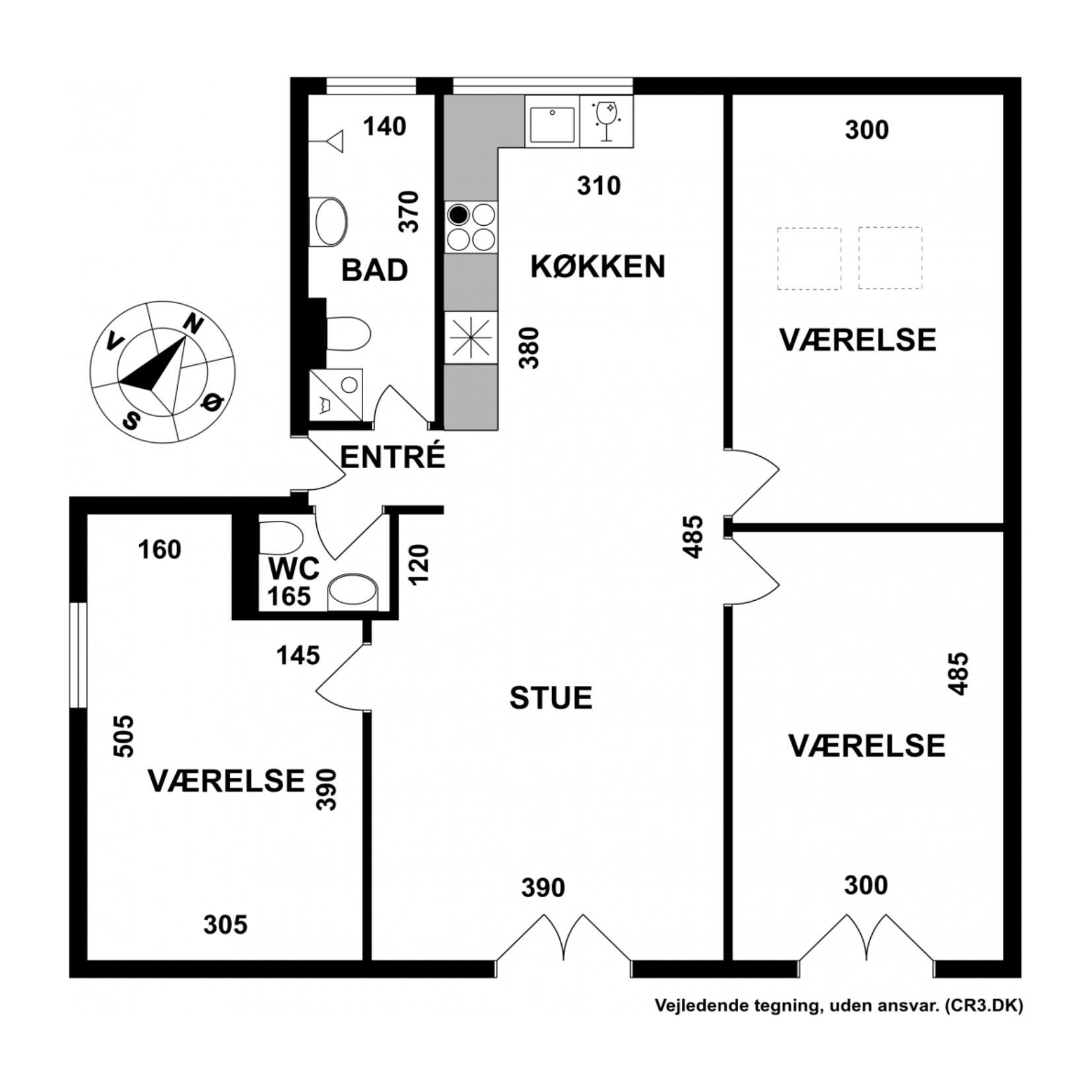 Plantegninger billede af Roskildevej 148B, 2., 2500 Valby