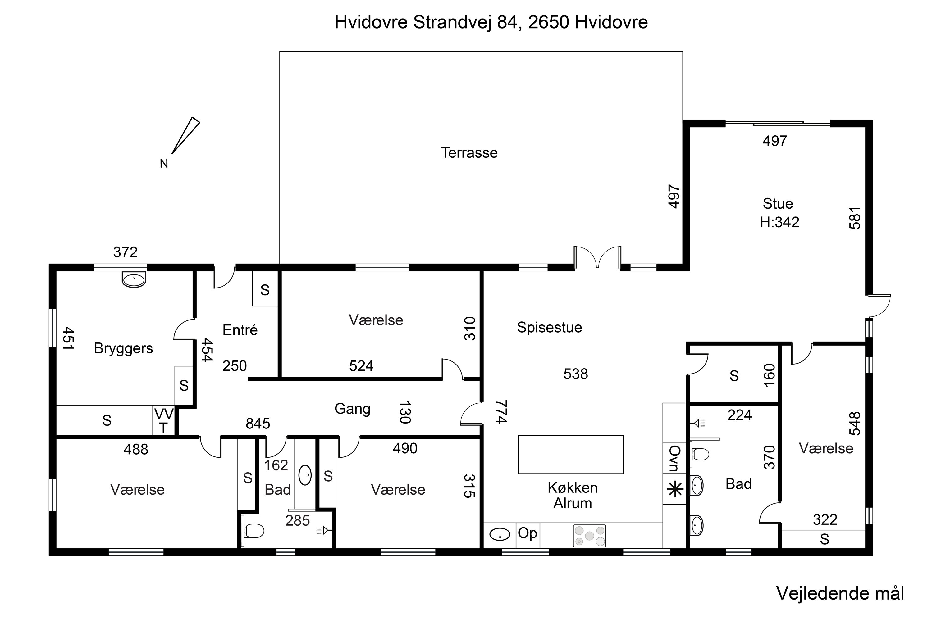 Plantegninger billede af Hvidovre Strandvej 84, 2650 Hvidovre