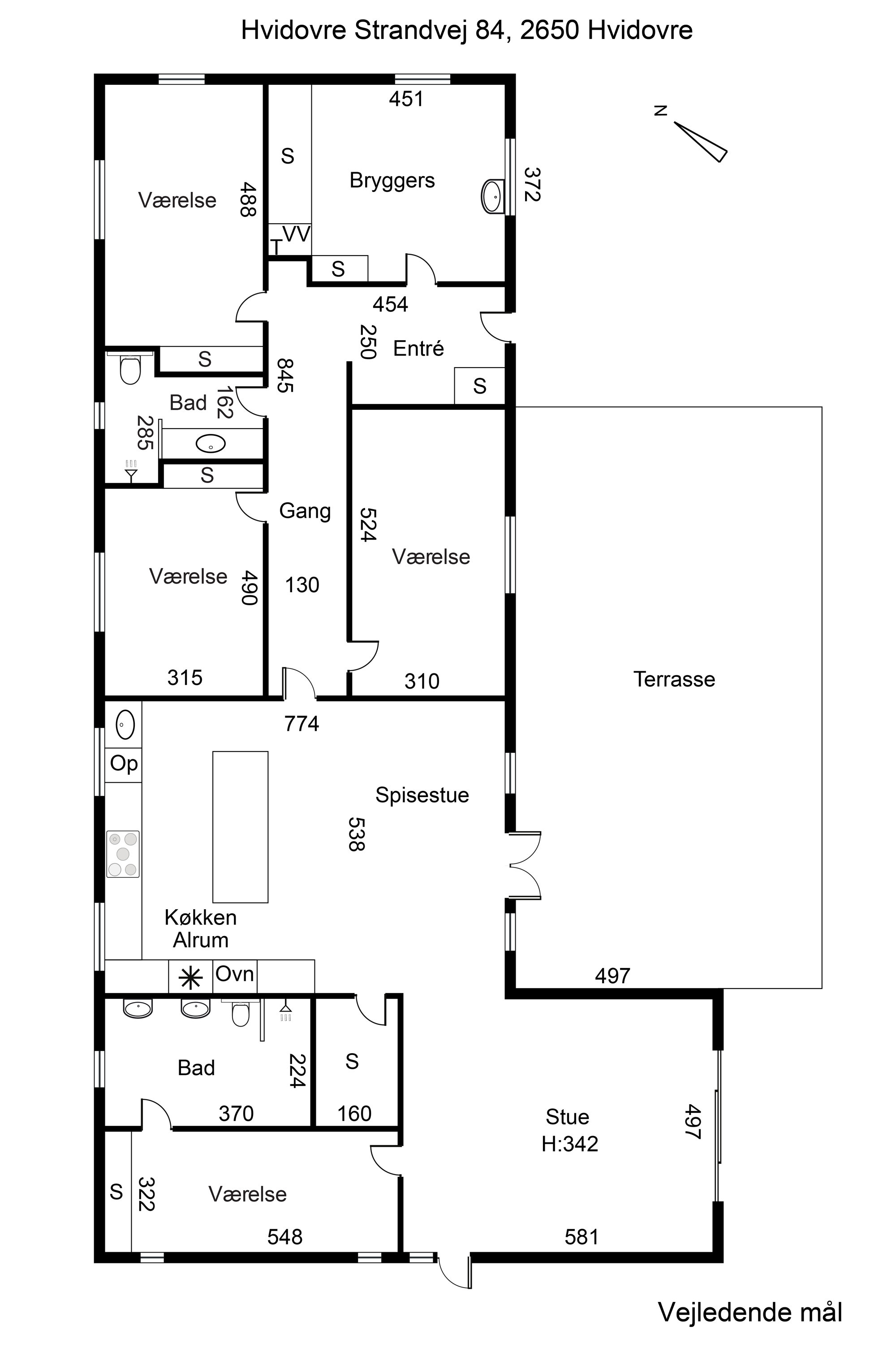 Plantegninger billede af Hvidovre Strandvej 84, 2650 Hvidovre
