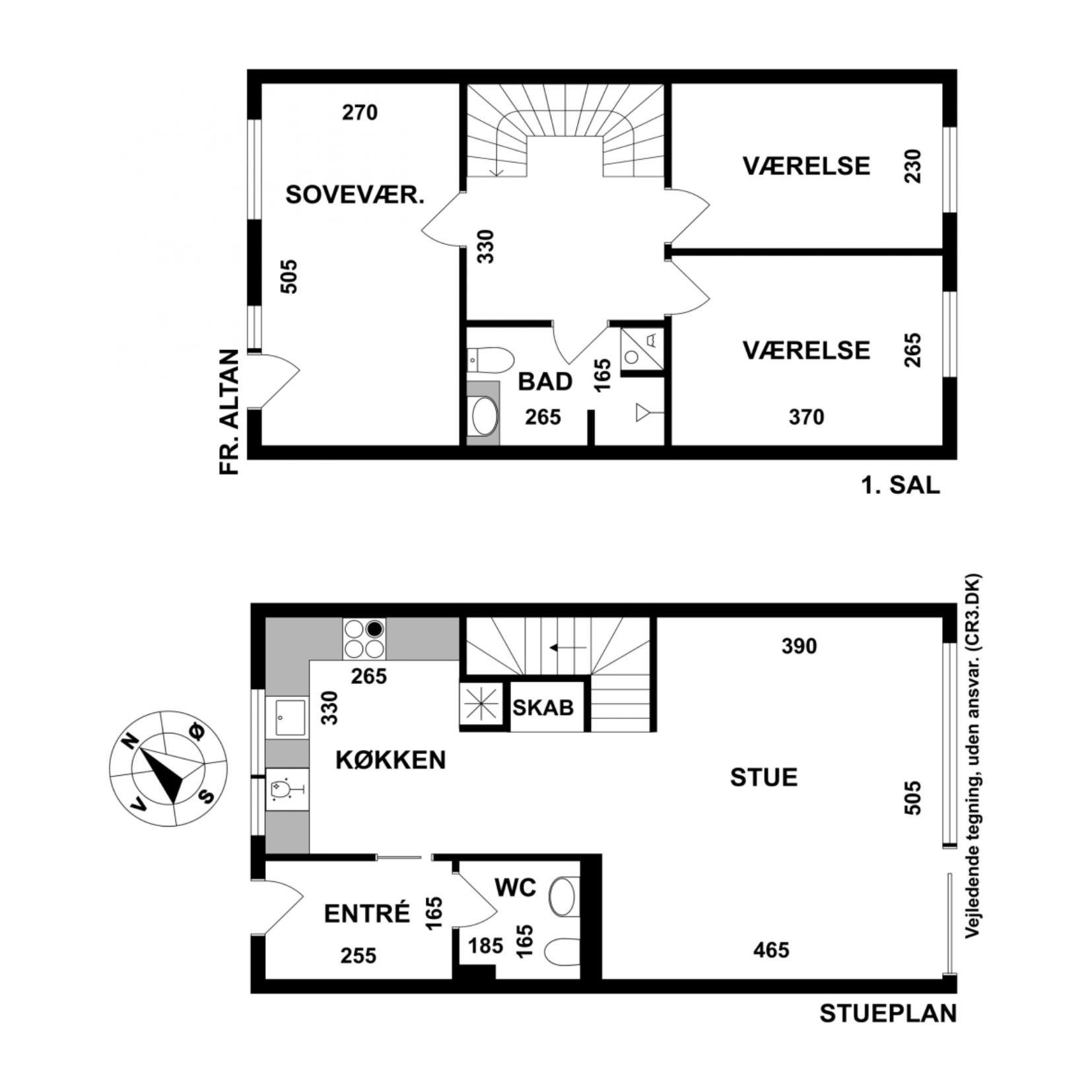 Plantegninger billede af Belvederevej 6E, 3000 Helsingør