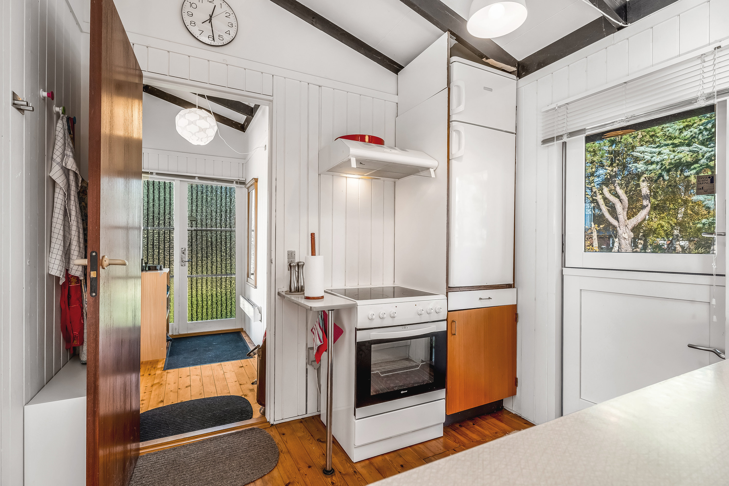 Fremhævet køkken billede i fuldskærmstilstand. Billede af Filosofstræde 10, Hummingen, 4983 Dannemare