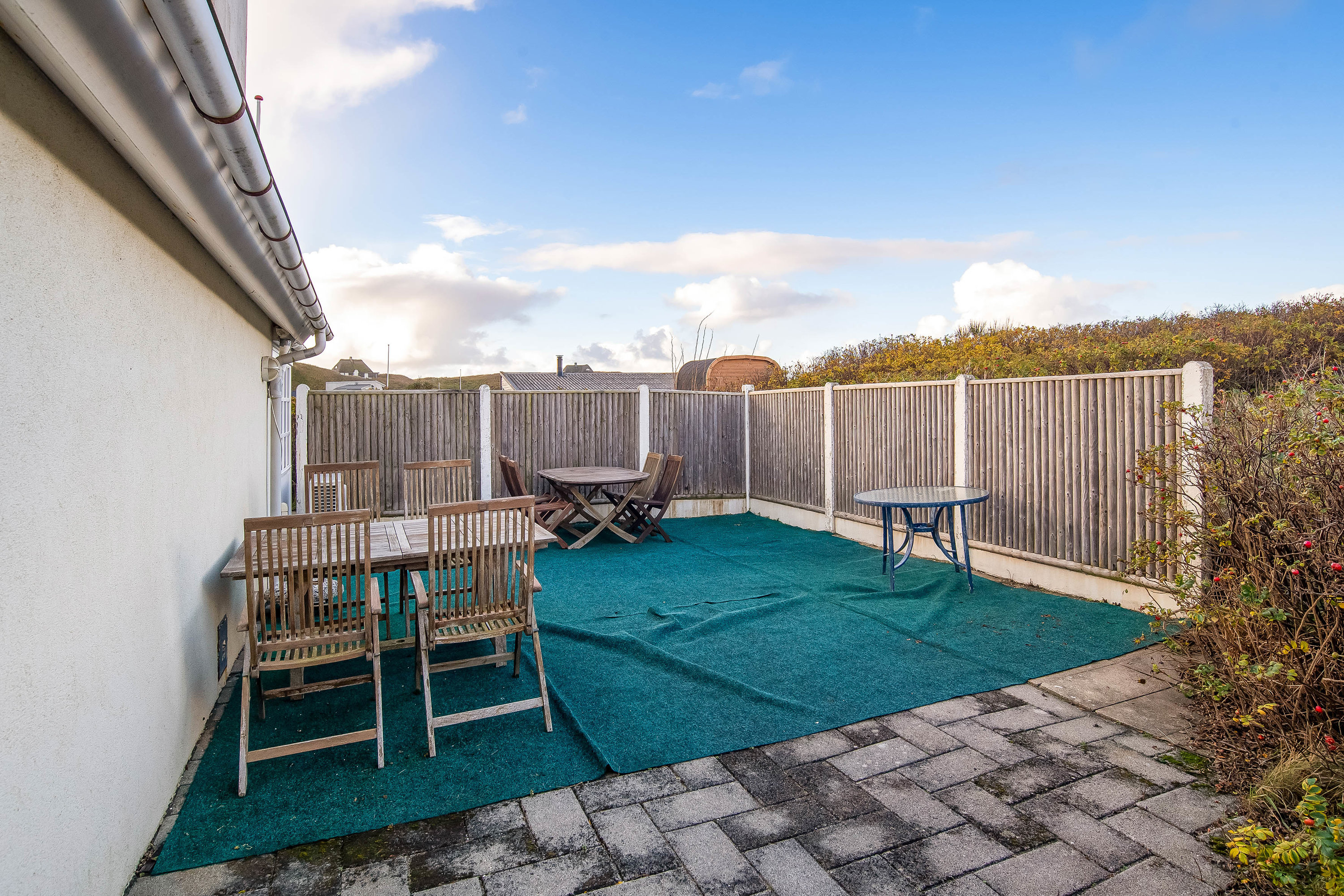 Fremhævet terrasse billede i fuldskærmstilstand. Billede af Plantagevej 24, Søndervig, 6950 Ringkøbing