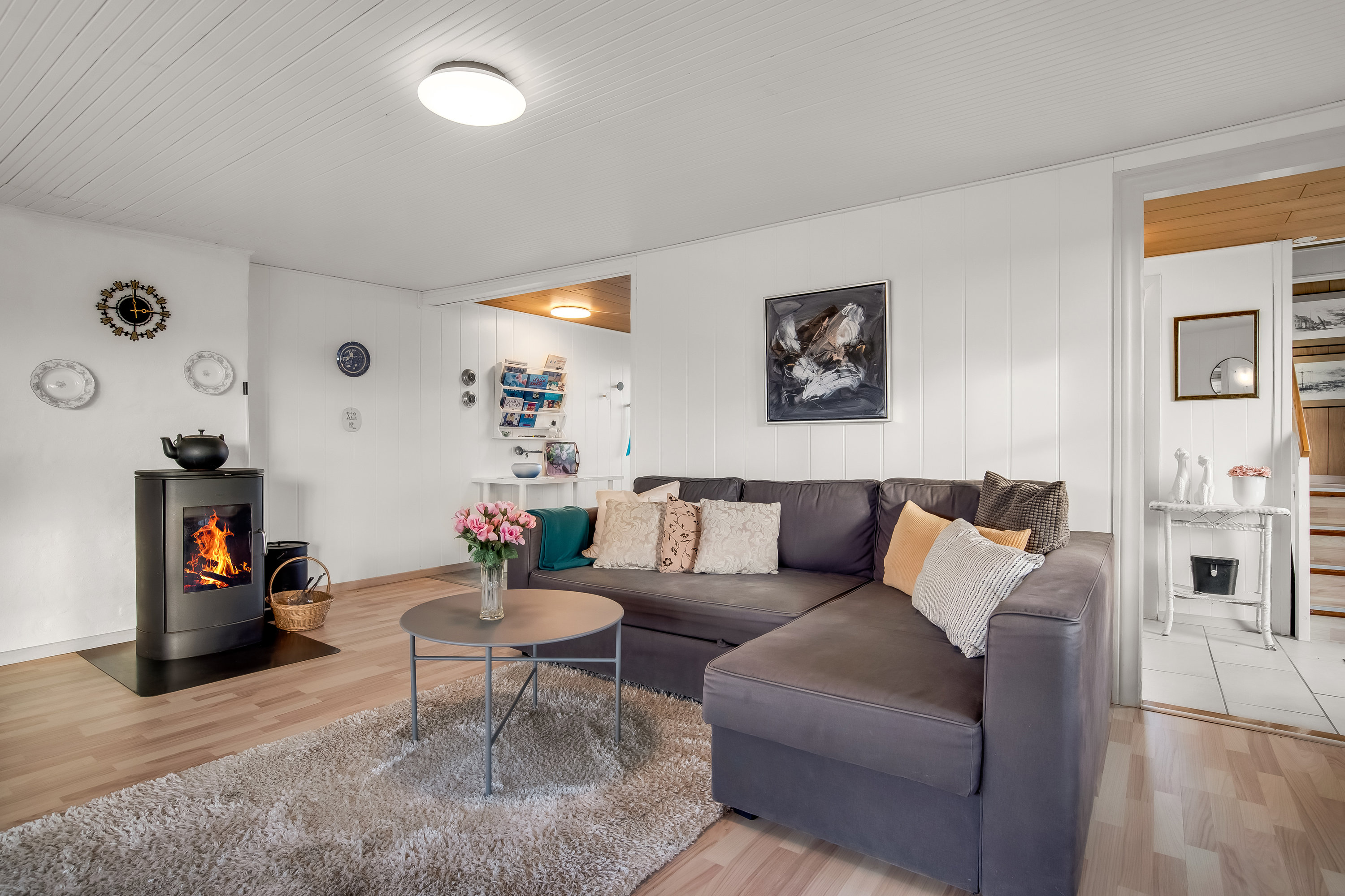 Fremhævet stue billede i fuldskærmstilstand. Billede af Plantagevej 24, Søndervig, 6950 Ringkøbing