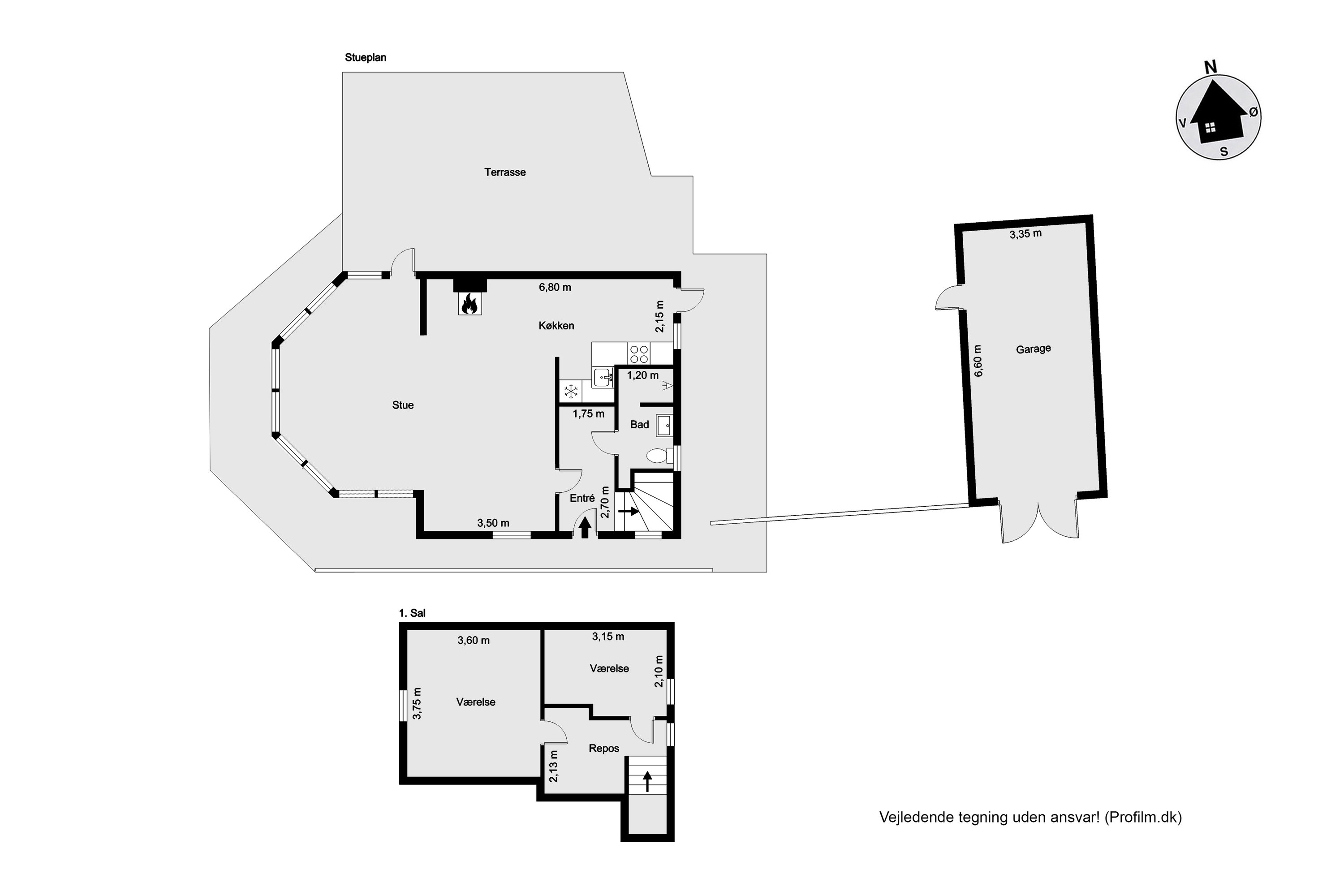 Plantegninger billede af Plantagevej 24, Søndervig, 6950 Ringkøbing