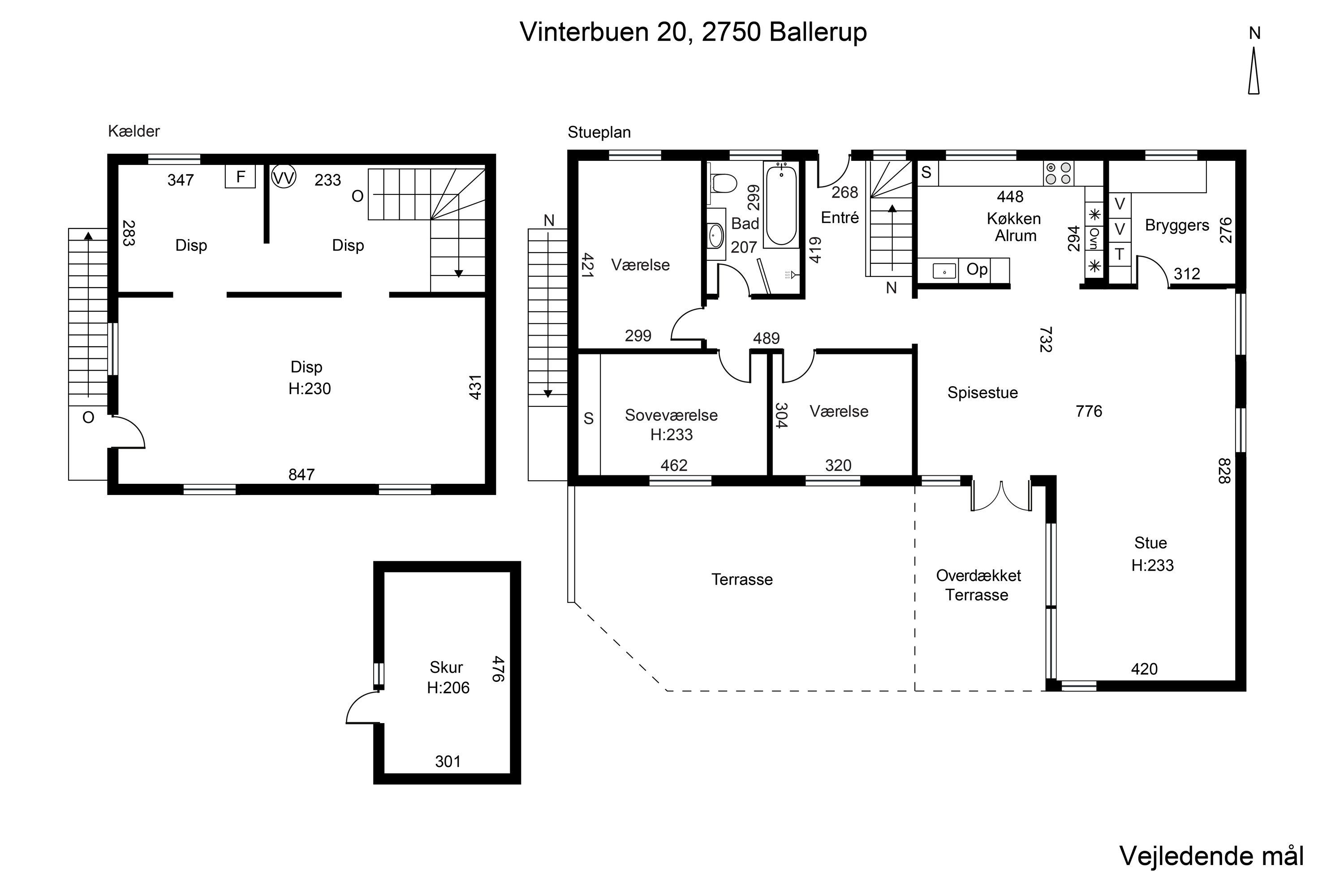 Fremhævet andet billede i fuldskærmstilstand. Billede af Vinterbuen 20, 2750 Ballerup