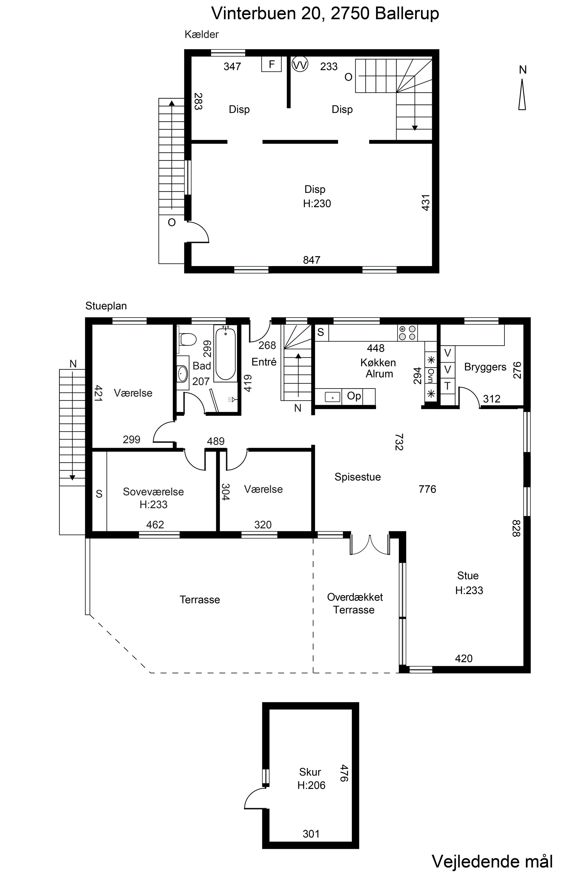 Fremhævet andet billede i fuldskærmstilstand. Billede af Vinterbuen 20, 2750 Ballerup