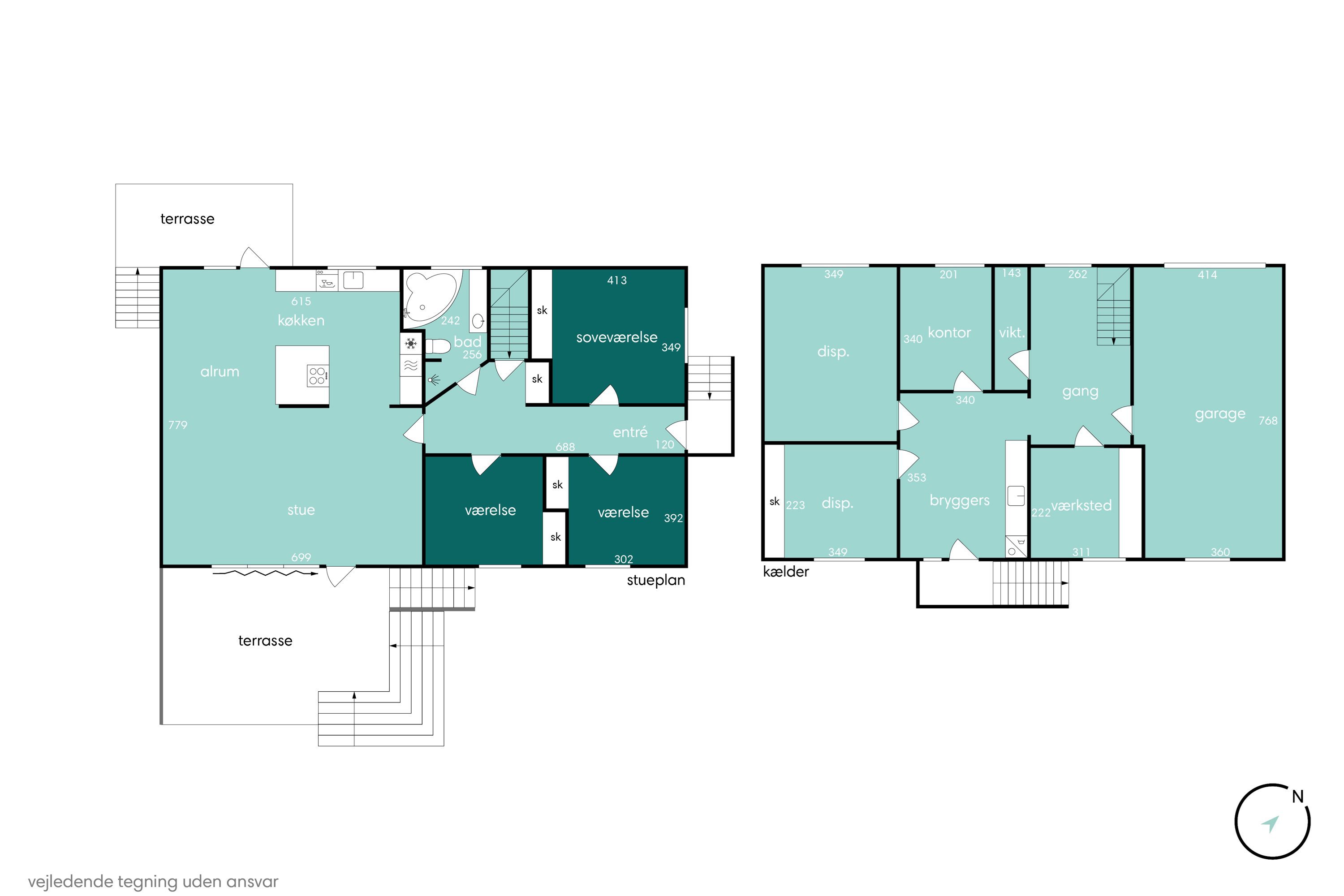 Plantegninger billede af Bjernemarksvej 35, Tåsinge, 5700 Svendborg