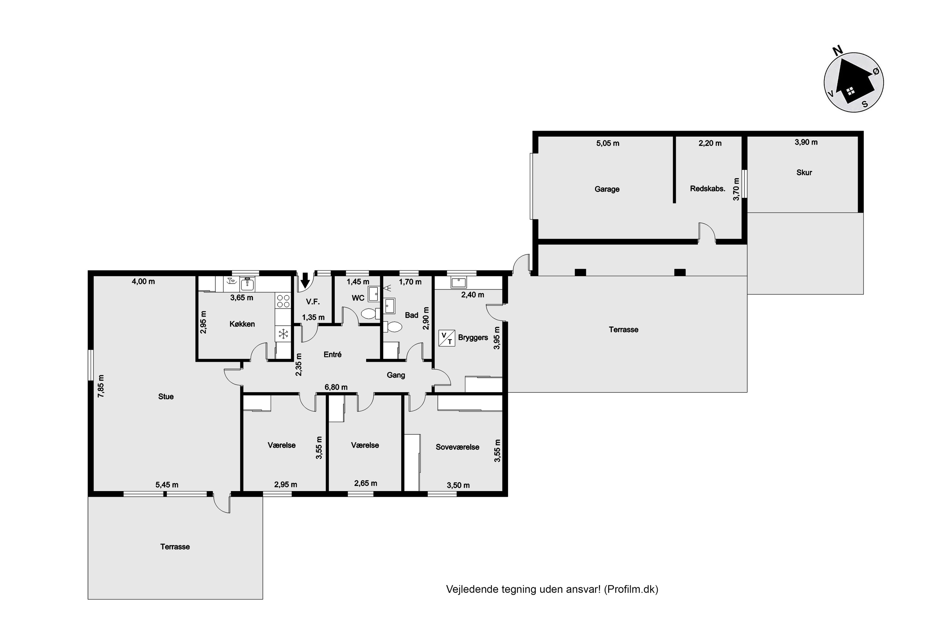 Plantegninger billede af Niels Finsens Vej 8, 7500 Holstebro