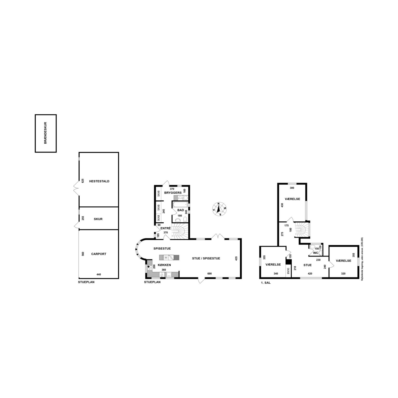 Plantegninger billede af Hovmosevej 19, Gadevang, 3400 Hillerød