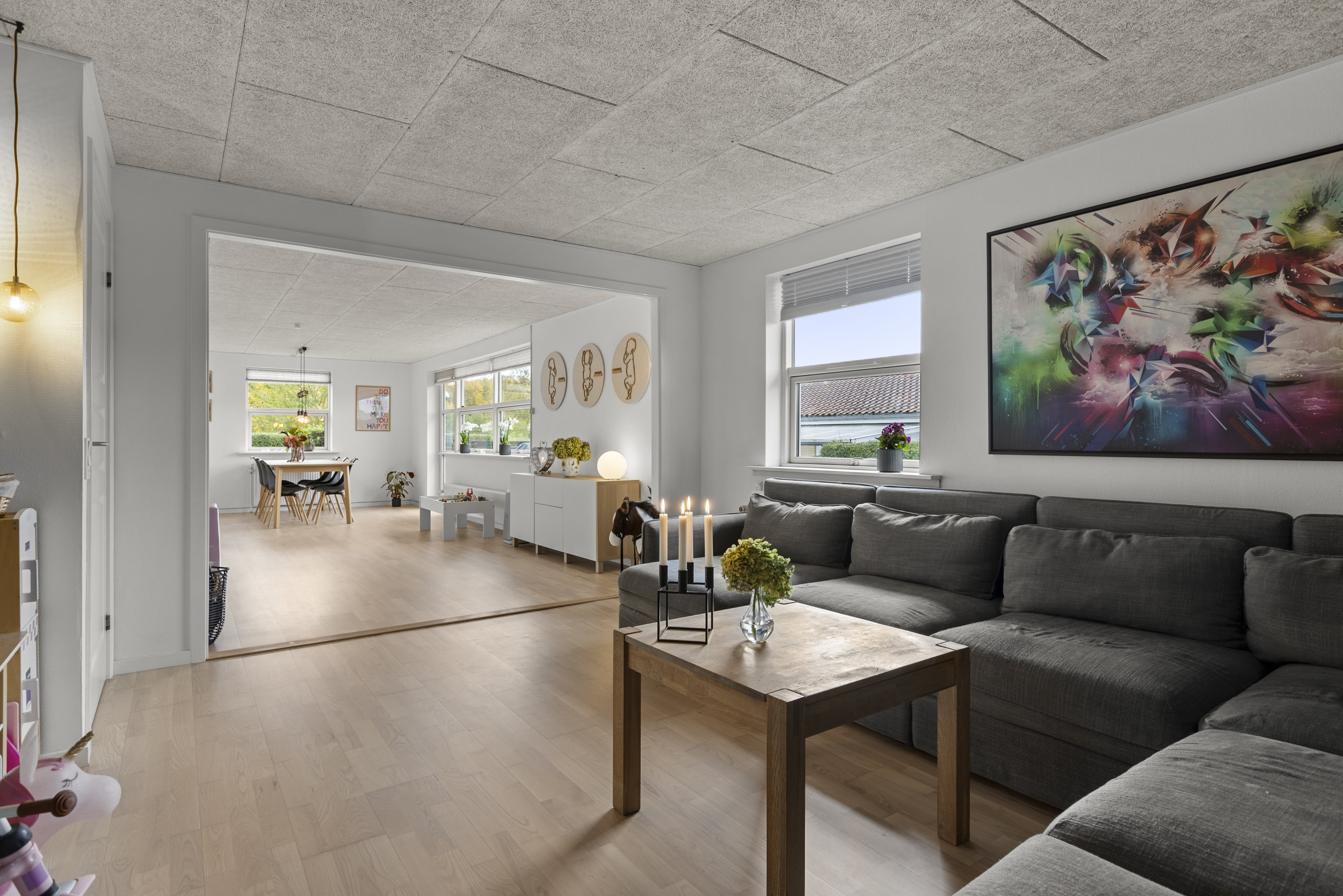 Fremhævet stue billede i fuldskærmstilstand. Billede af Lerchenfeldvej 47, 4400 Kalundborg