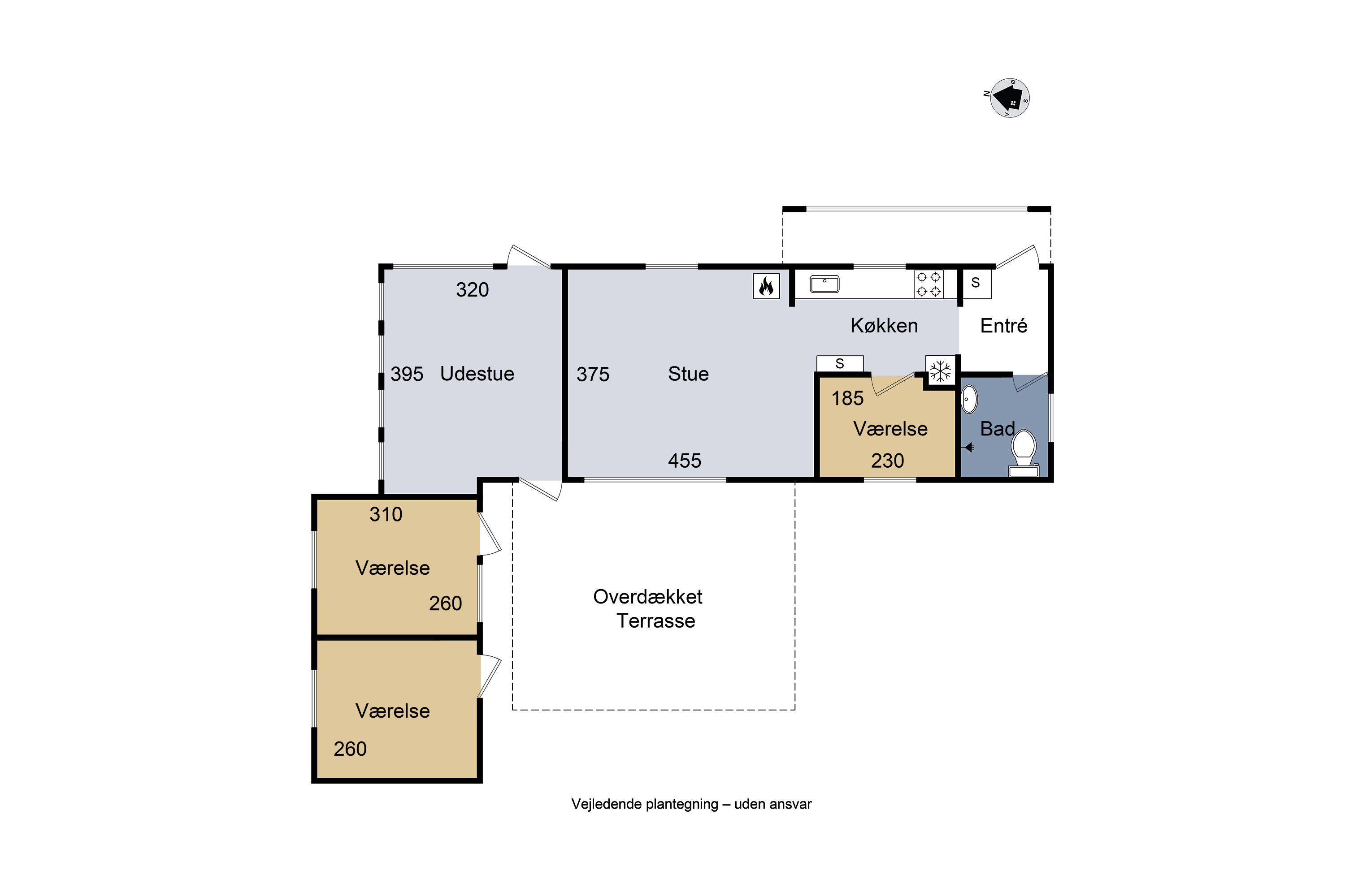 Plantegninger billede af Hannesvej 8, Kaldred, 4593 Eskebjerg
