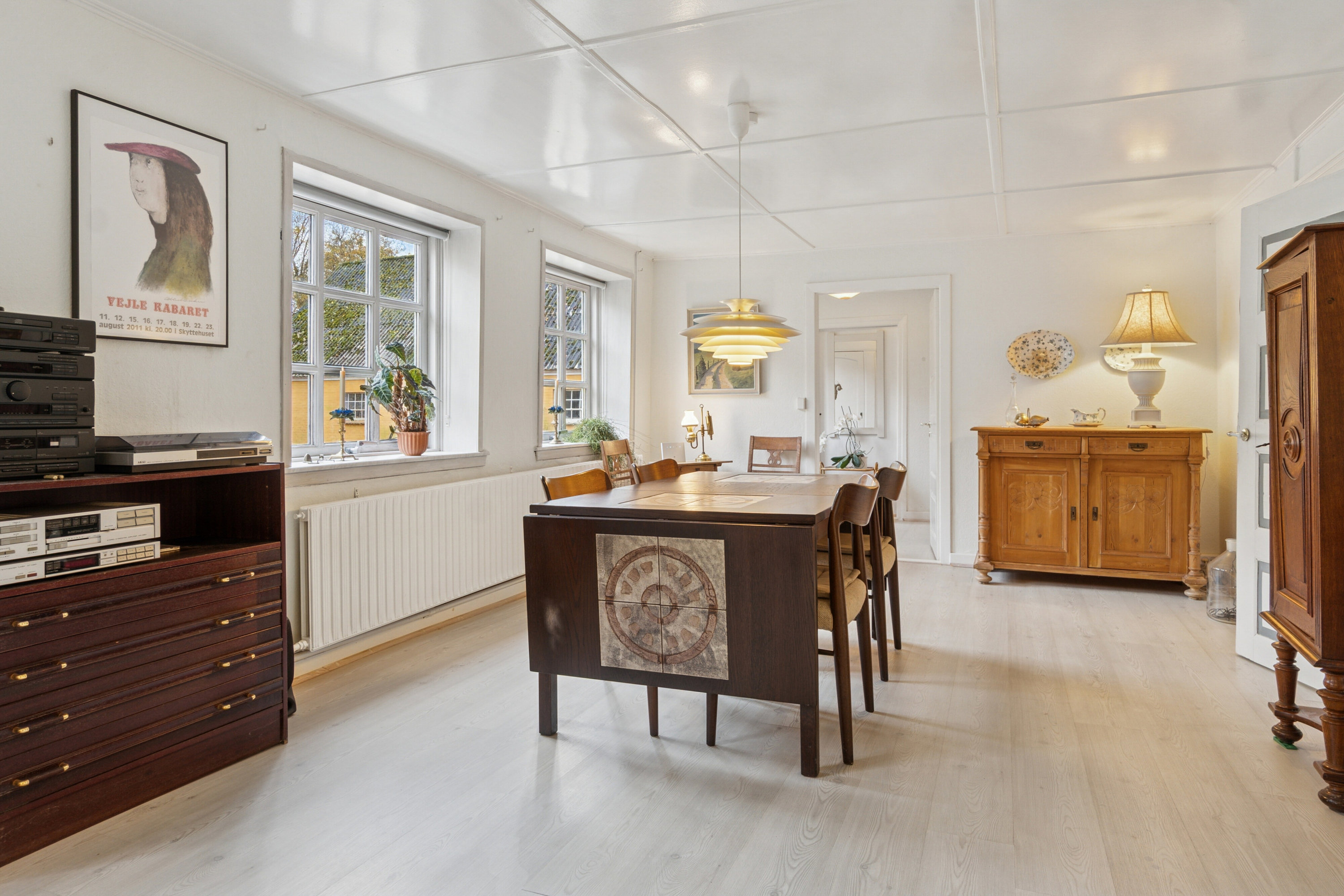 Fremhævet spisestue billede i fuldskærmstilstand. Billede af Varmkærvej 11, Varmkær, 6040 Egtved