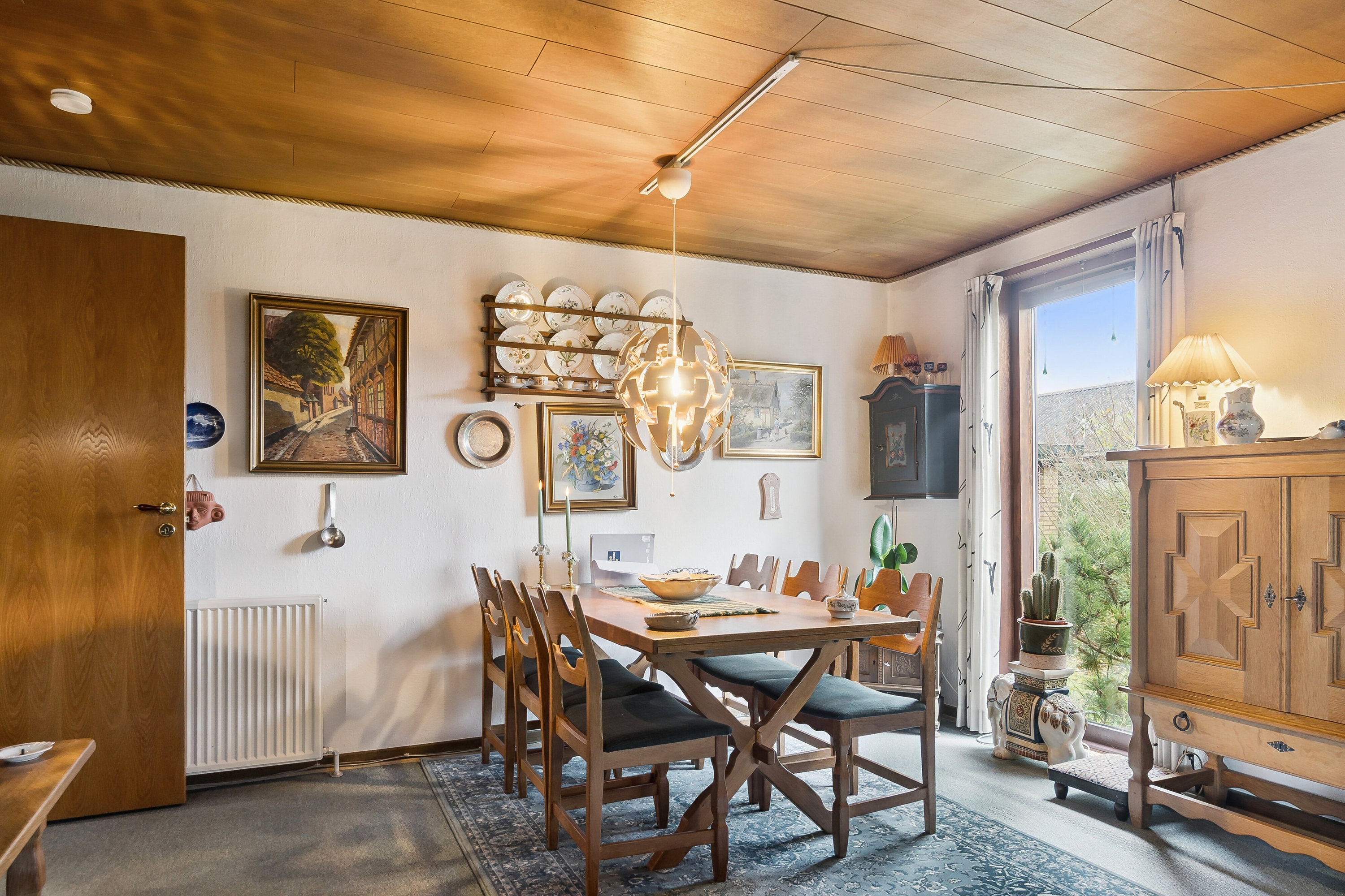 Fremhævet spisestue billede i fuldskærmstilstand. Billede af Merkurvej 27, 8723 Løsning