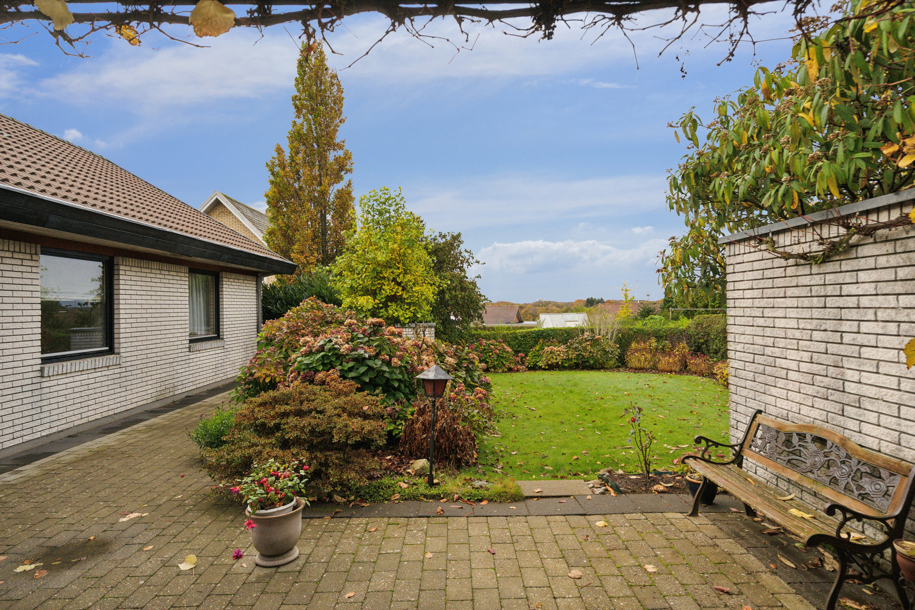 Fremhævet terrasse billede i fuldskærmstilstand. Billede af Baldersvej 26, 6040 Egtved