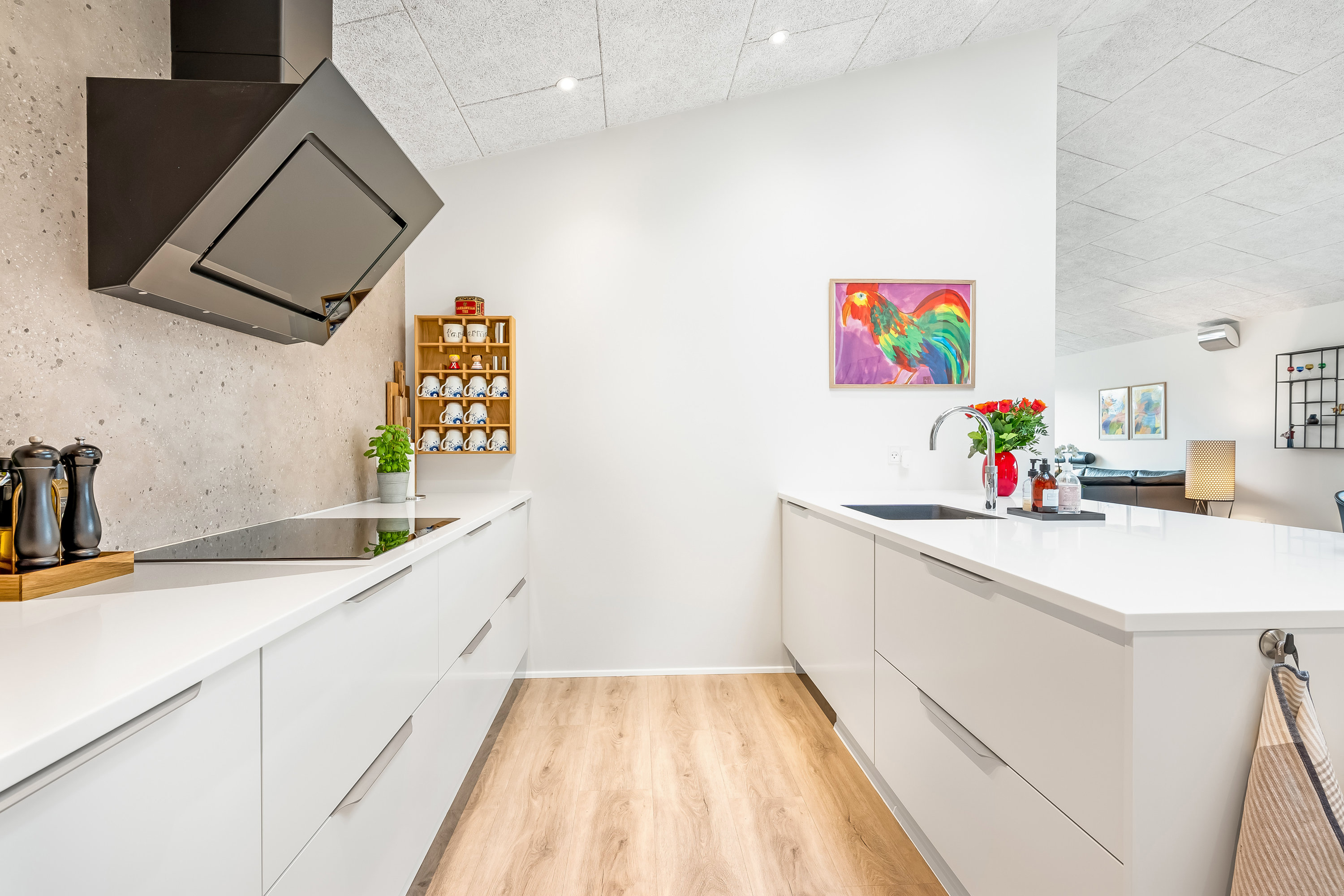 Fremhævet køkken alrum billede i fuldskærmstilstand. Billede af Under Hvidtjørnen 43, Halgårde, 7500 Holstebro