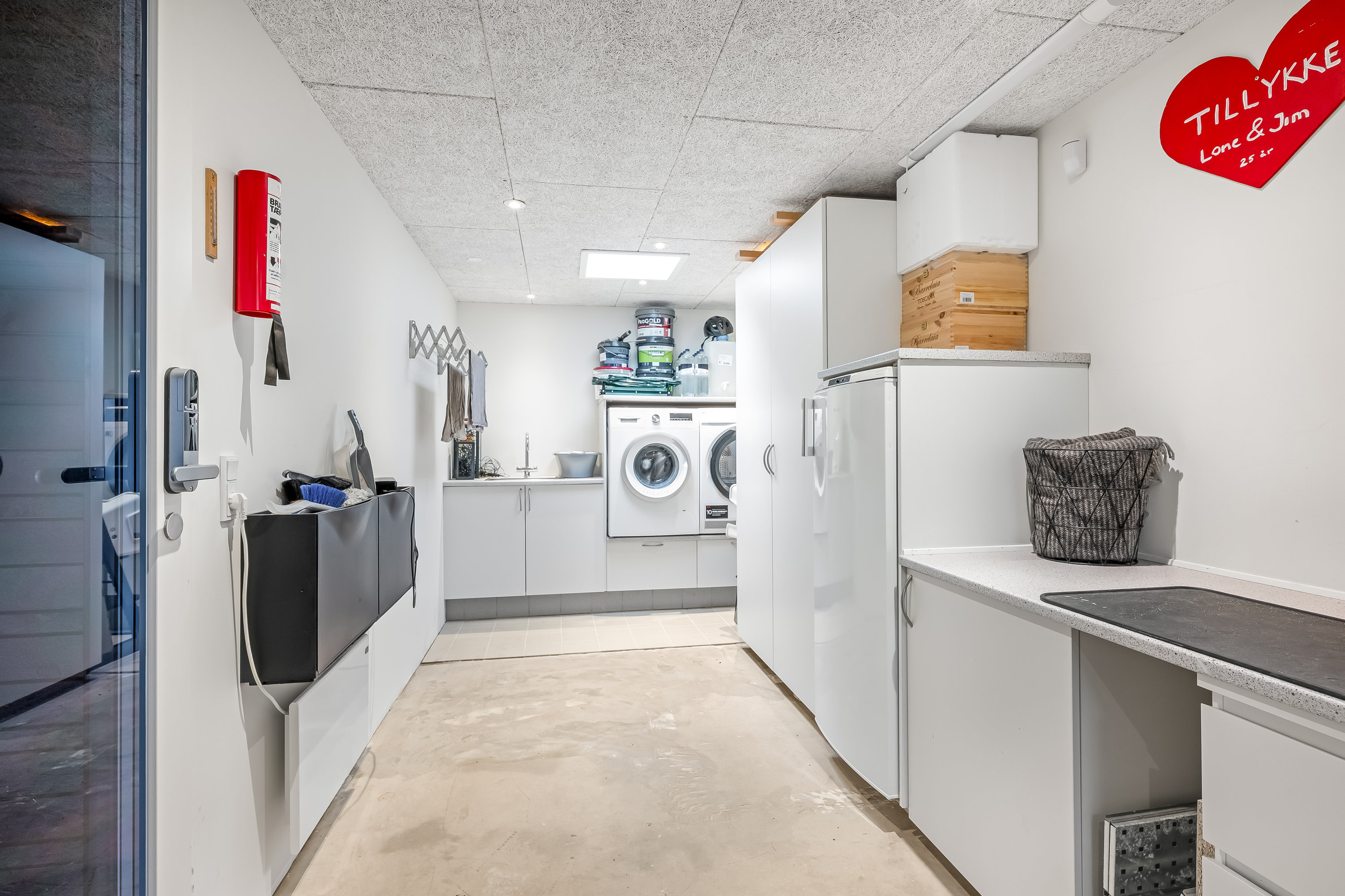Fremhævet vaskerum billede i fuldskærmstilstand. Billede af Under Hvidtjørnen 43, Halgårde, 7500 Holstebro
