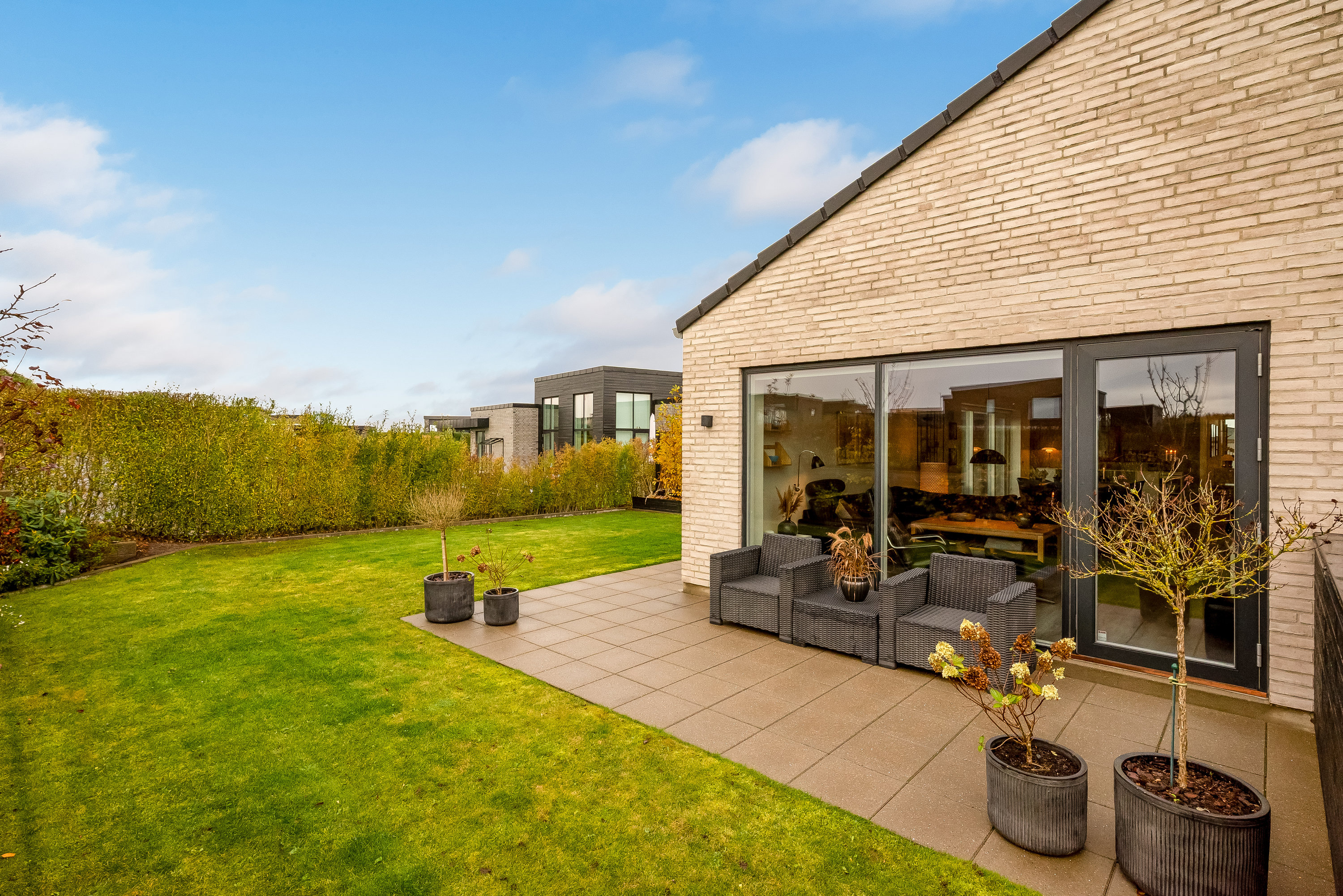 Fremhævet have billede i fuldskærmstilstand. Billede af Under Hvidtjørnen 43, Halgårde, 7500 Holstebro