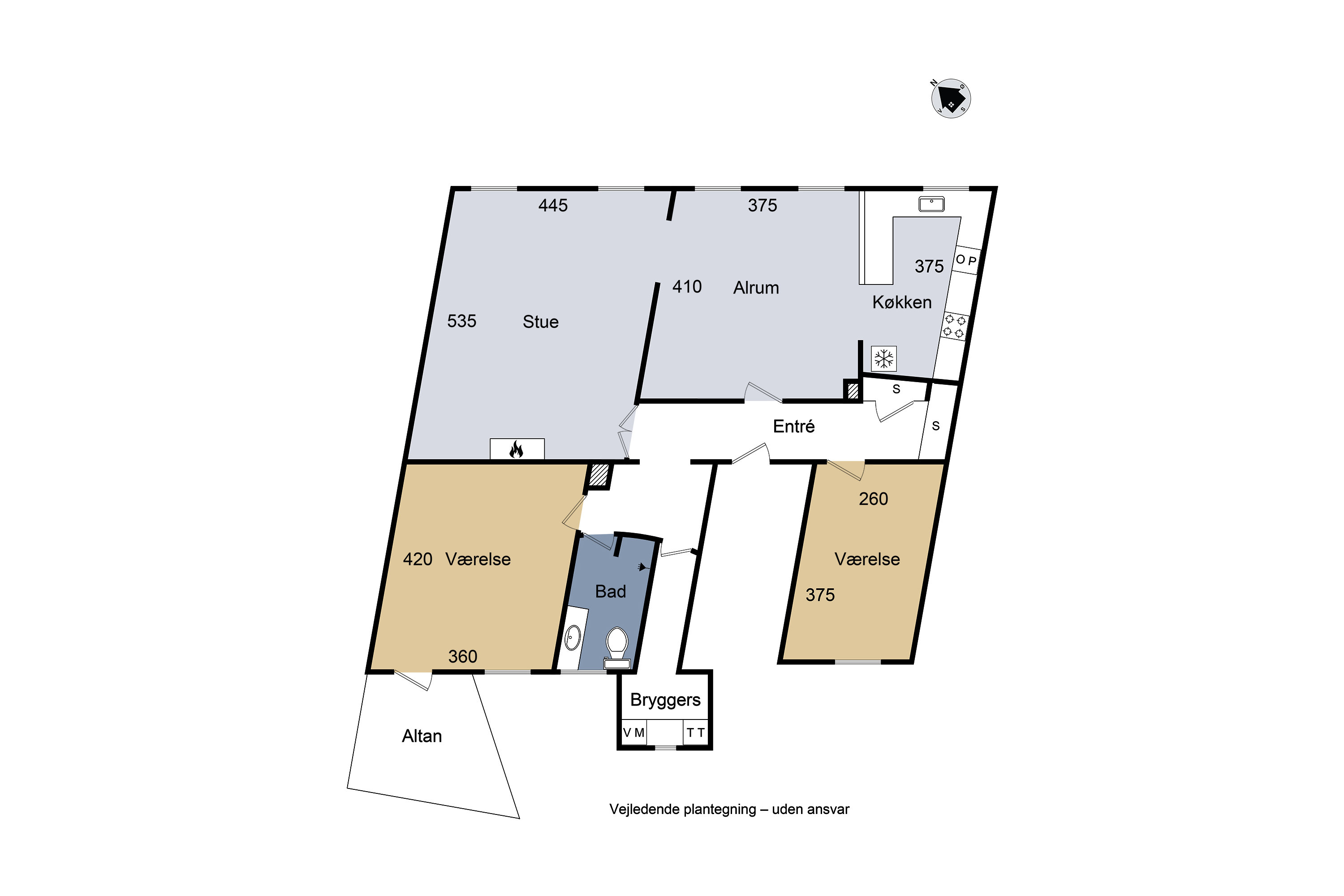 Plantegninger billede af Havnegade 5, 2., 4220 Korsør