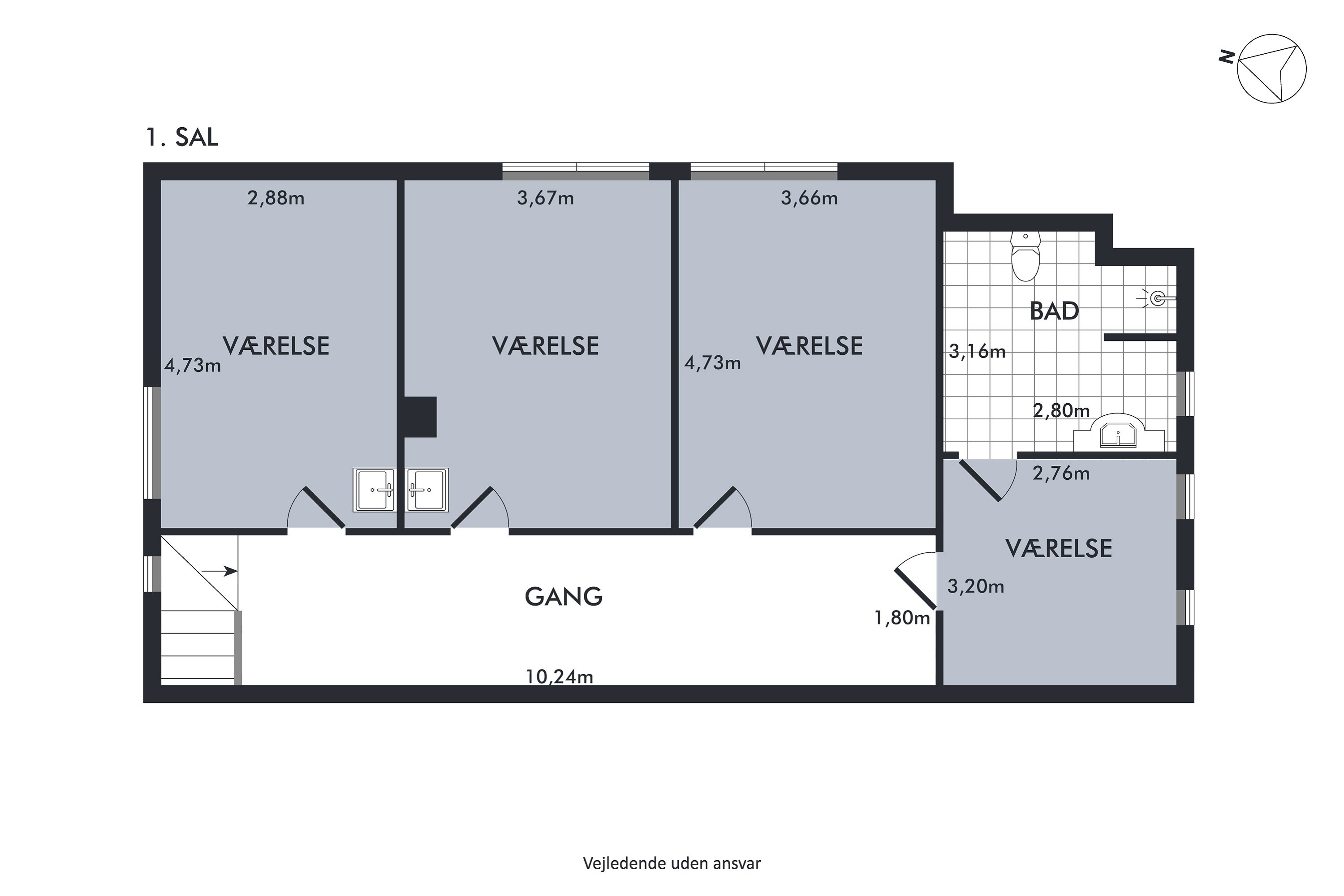 Plantegninger billede af Rønshovedvej 6, Rønshoved, 6340 Kruså