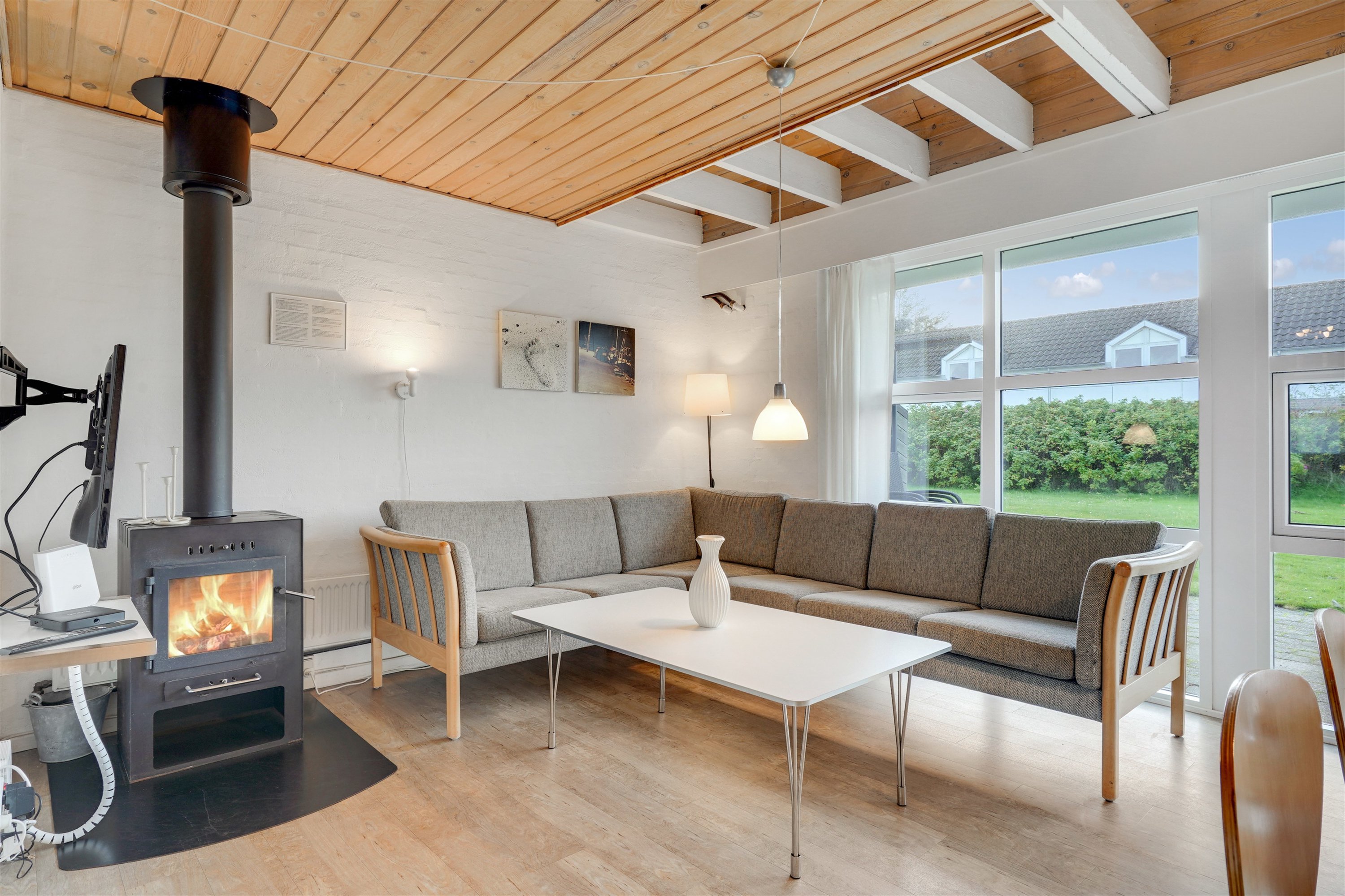 Fremhævet stue billede i fuldskærmstilstand. Billede af Hovej 4A, 34., 6857 Blåvand