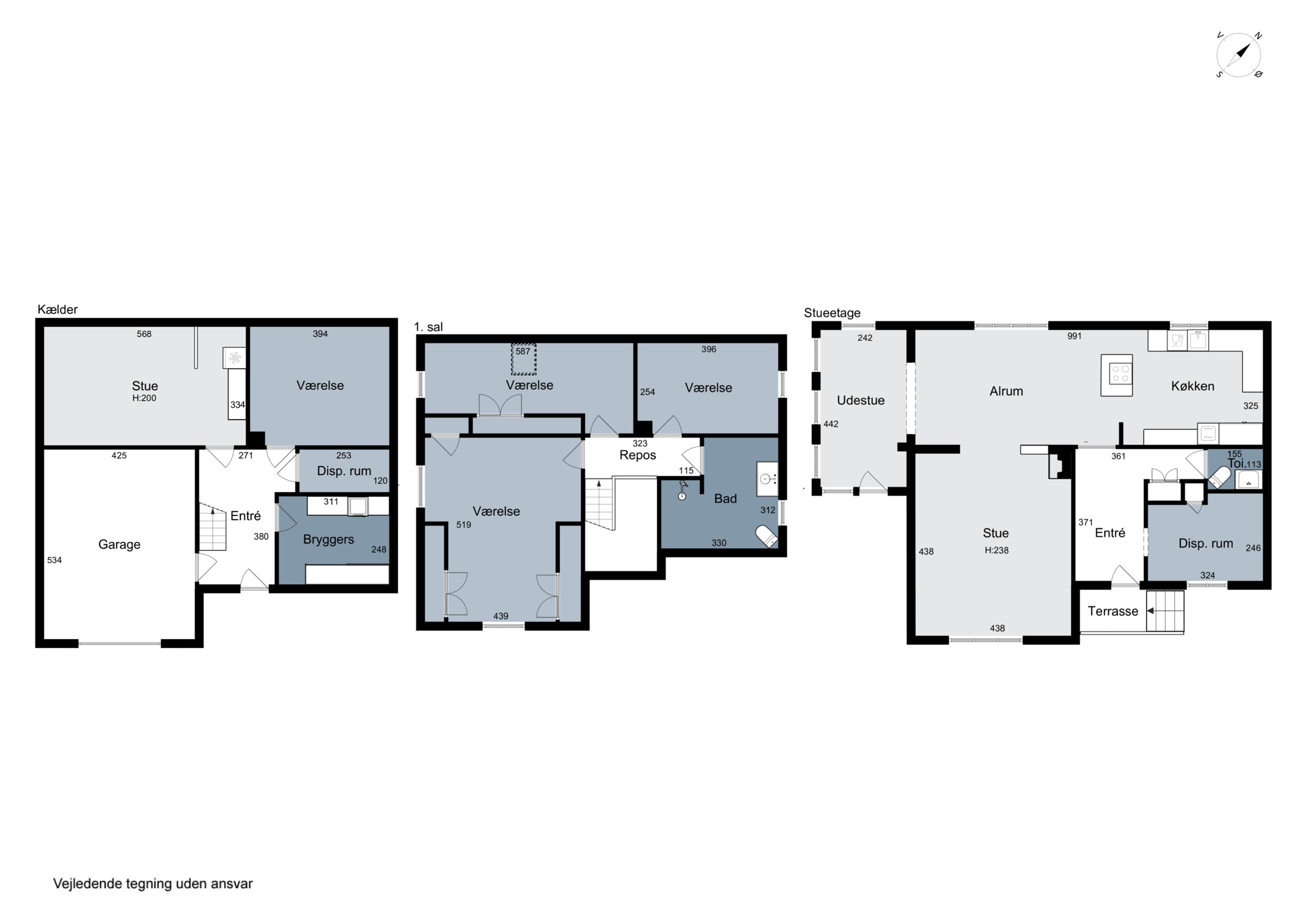 Plantegninger billede af Østergade 31, 6040 Egtved