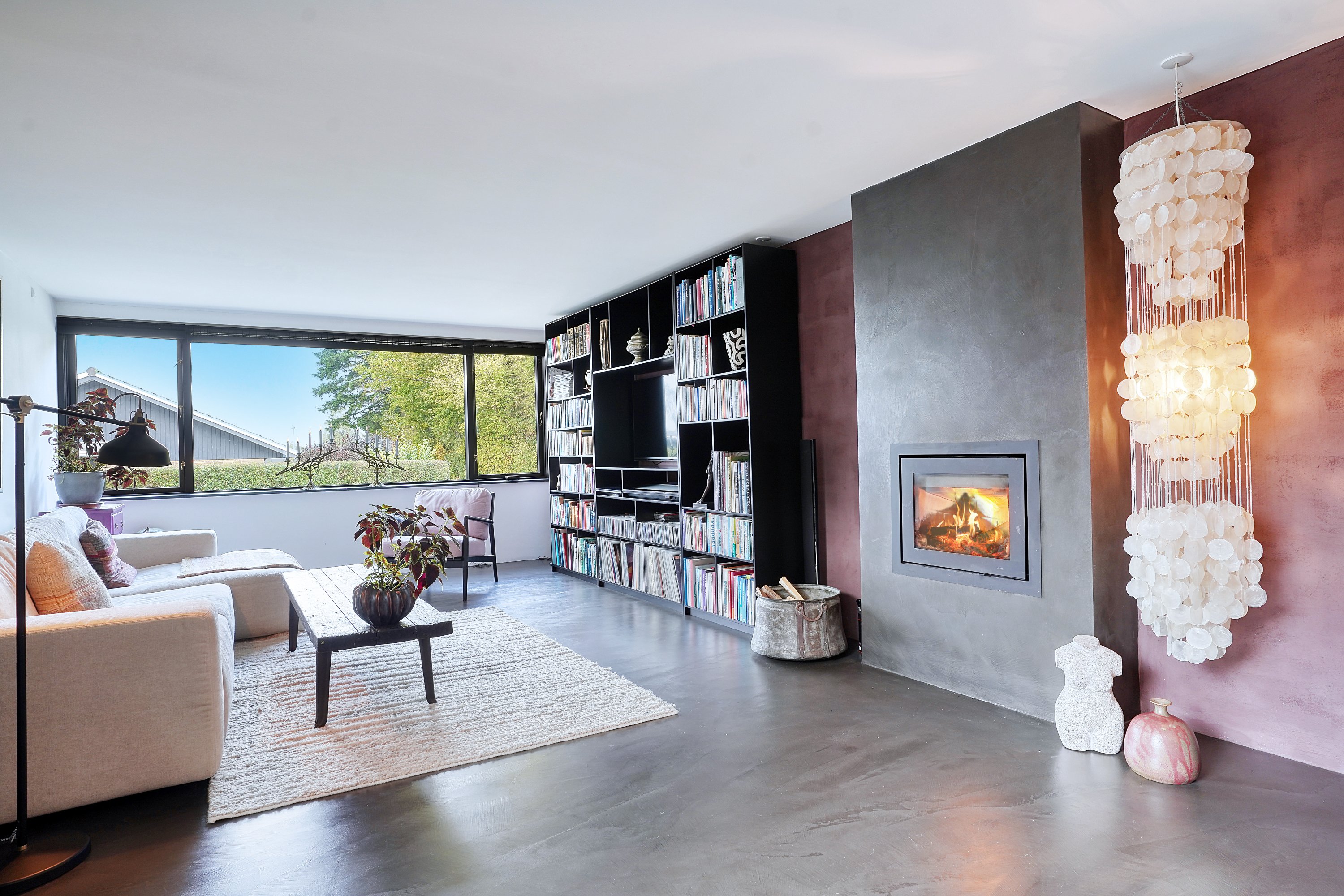 Fremhævet stue billede i fuldskærmstilstand. Billede af Jupitervej 7, 3100 Hornbæk