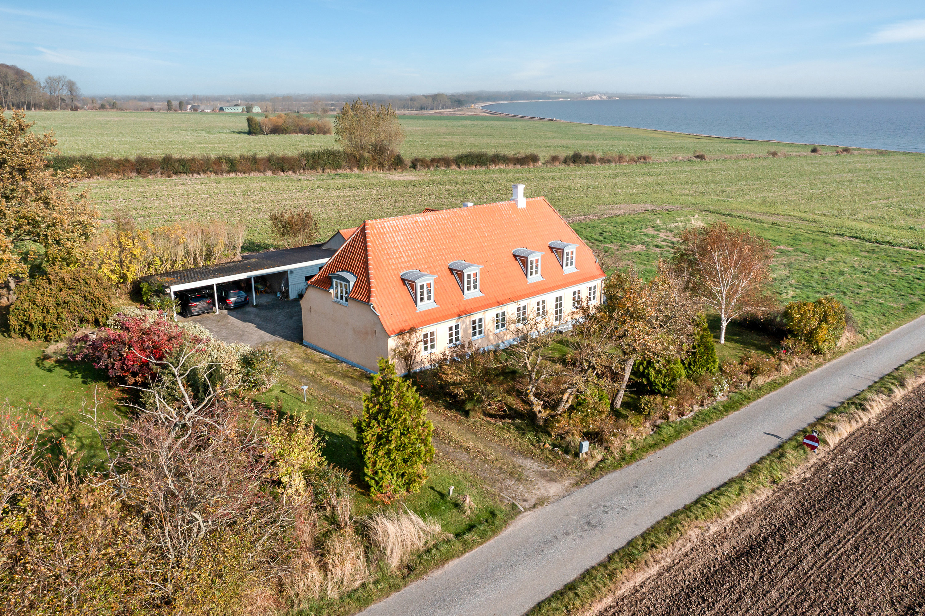 Miniaturebillede 1: luftfoto. Billede af Havsmarken 1, 5970 Ærøskøbing