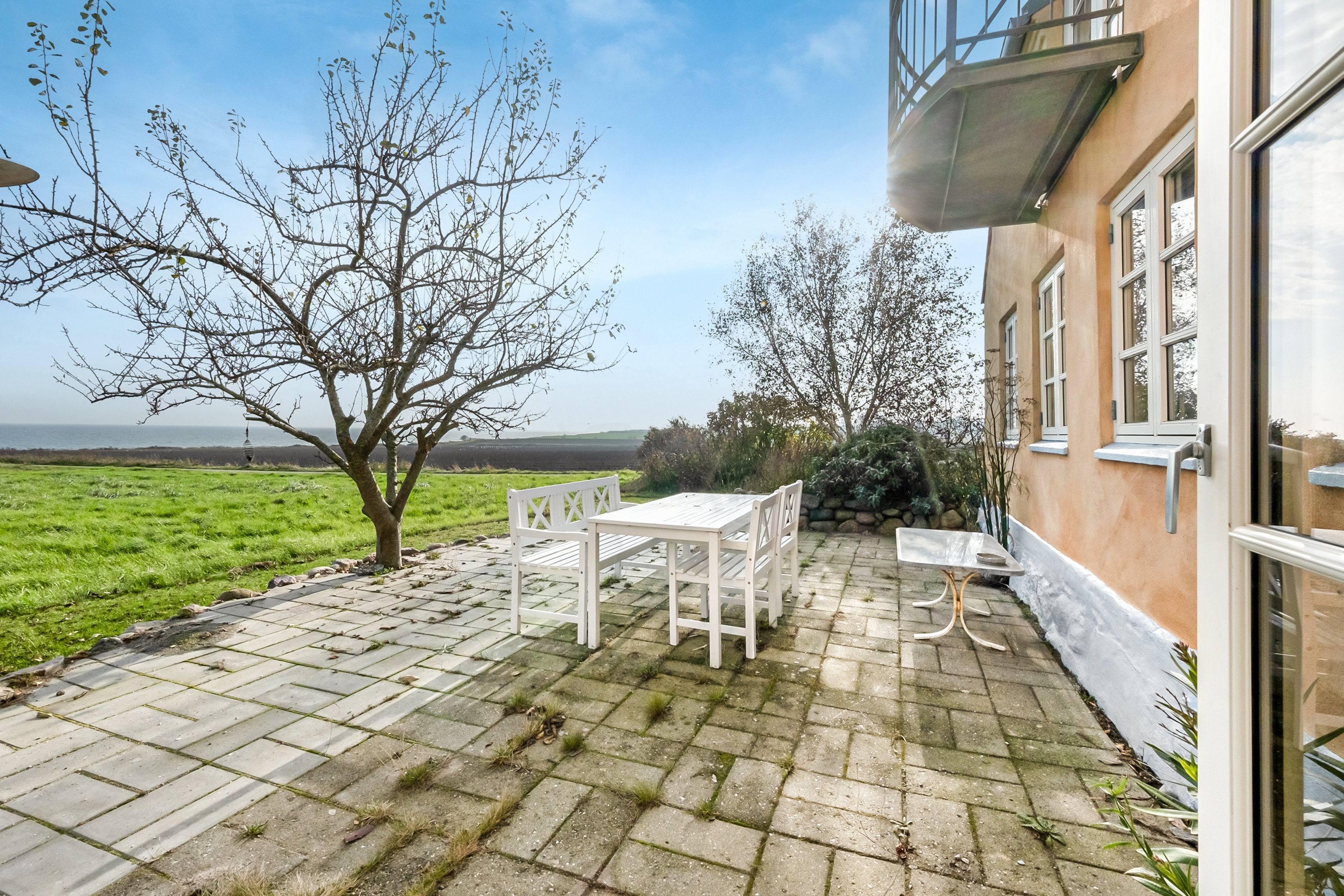 Fremhævet terrasse billede i fuldskærmstilstand. Billede af Havsmarken 1, 5970 Ærøskøbing