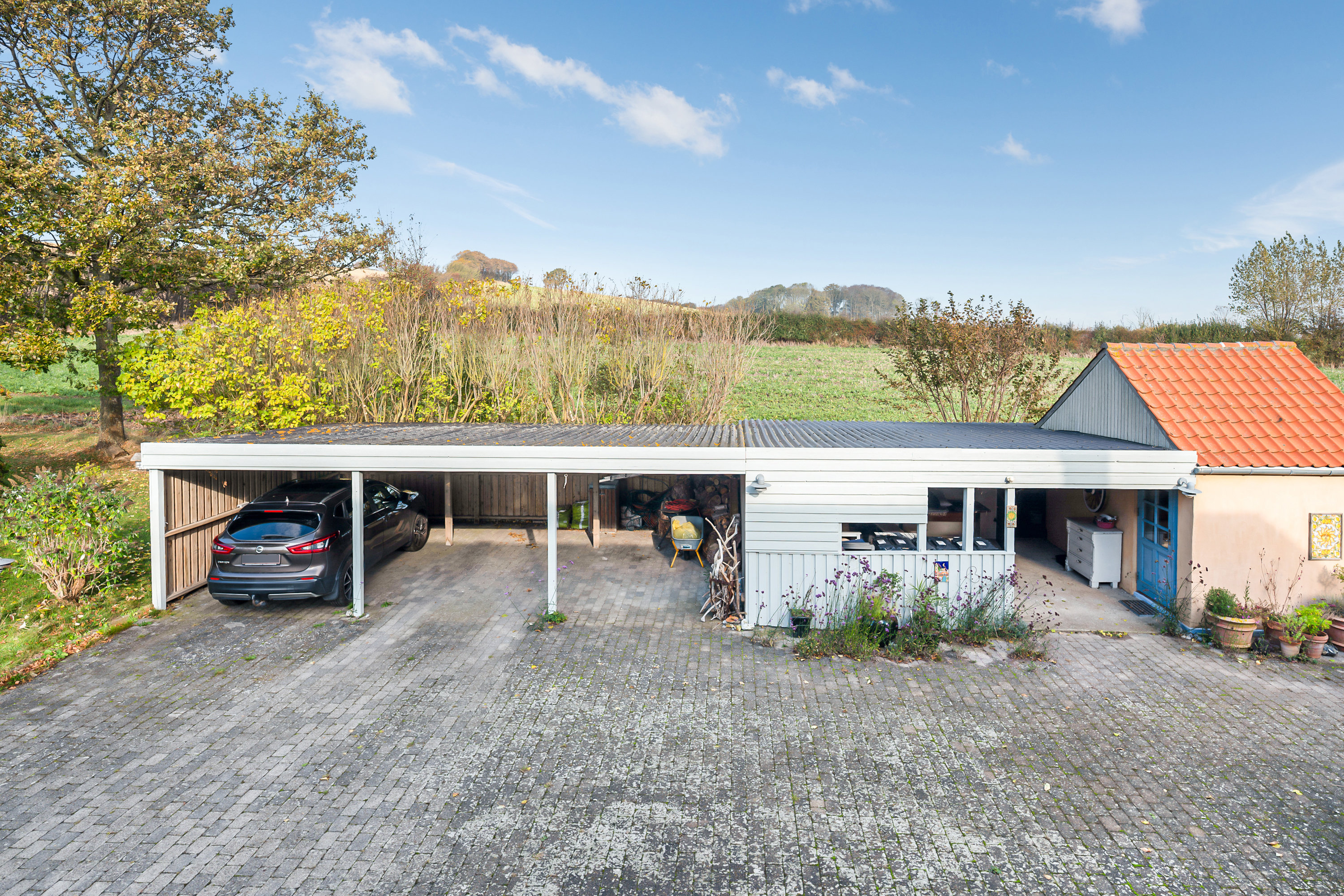 Fremhævet facade billede i fuldskærmstilstand. Billede af Havsmarken 1, 5970 Ærøskøbing