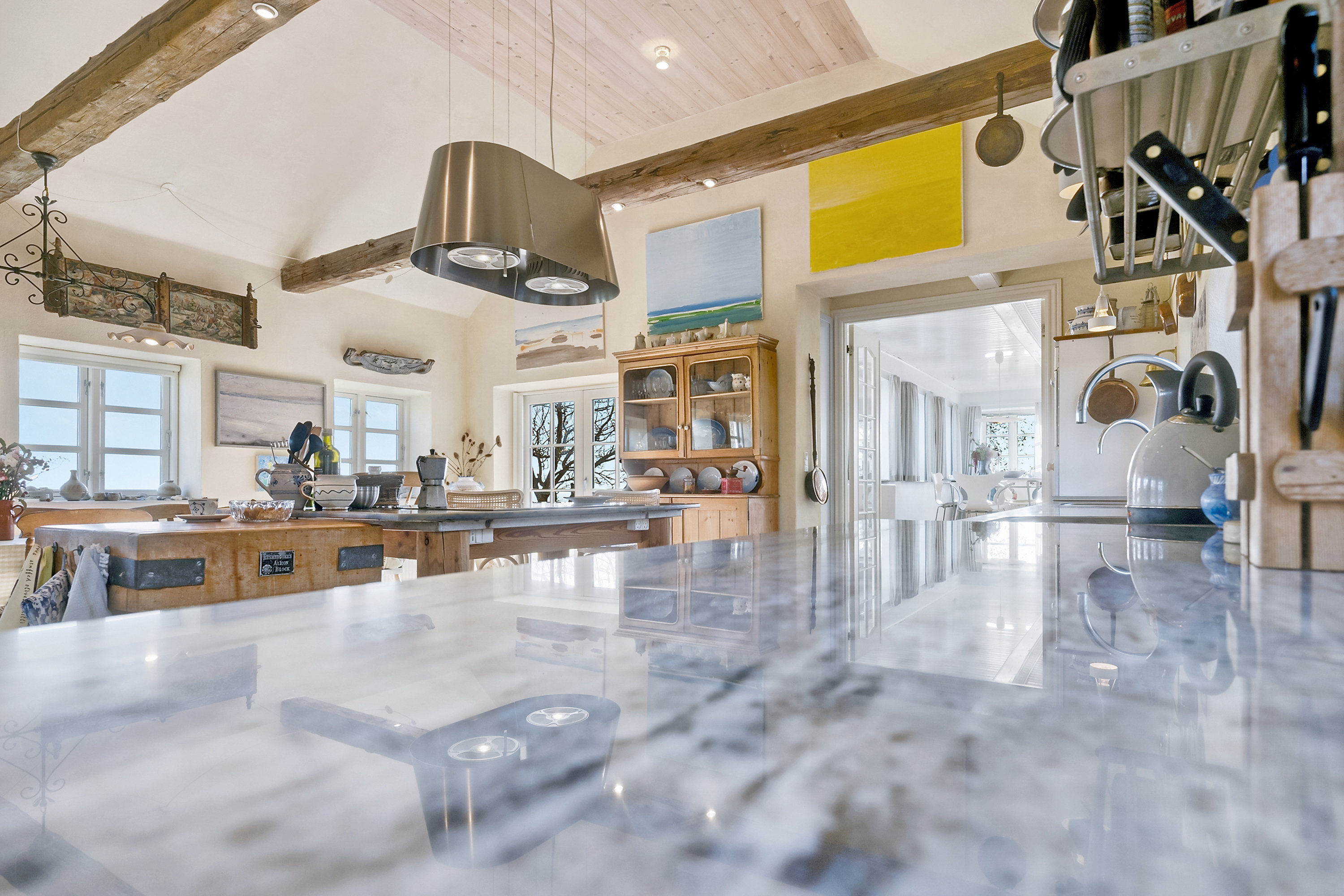 Fremhævet køkken alrum billede i fuldskærmstilstand. Billede af Havsmarken 1, 5970 Ærøskøbing