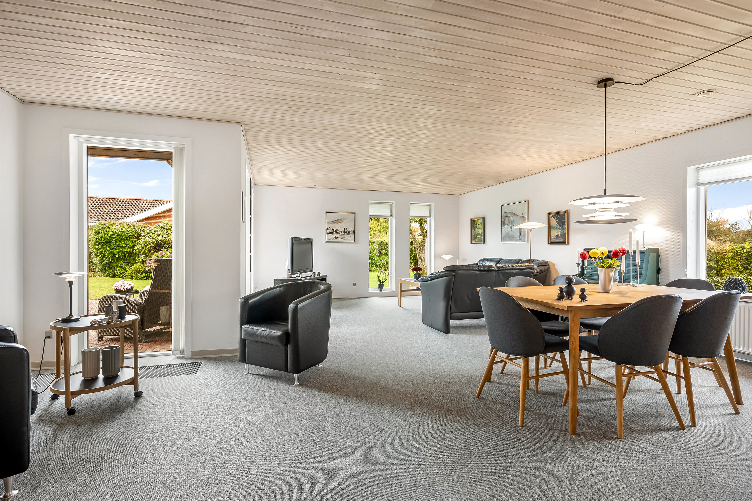 Fremhævet stue billede i fuldskærmstilstand. Billede af Hornshøjparken 137, 7500 Holstebro