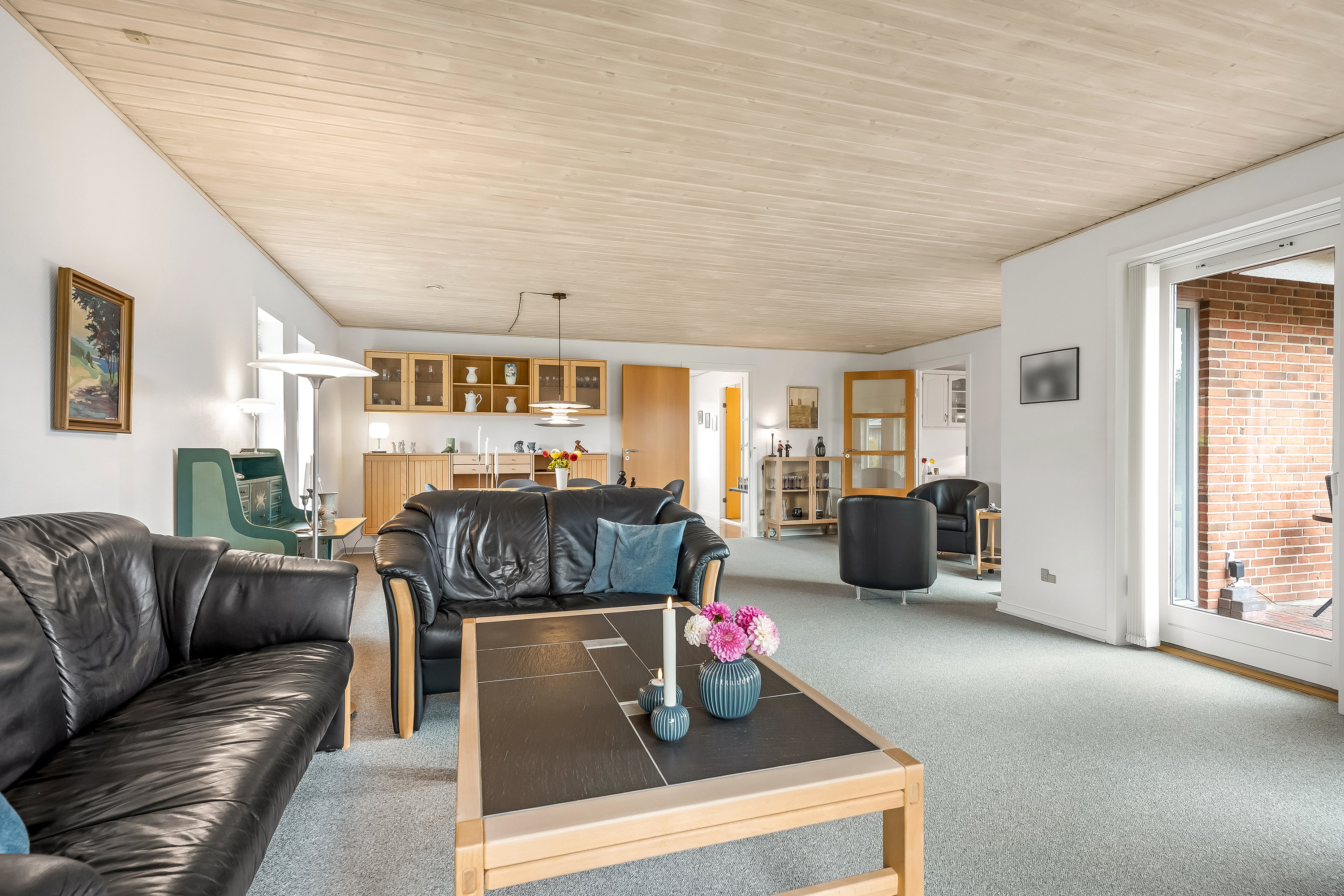 Fremhævet stue billede i fuldskærmstilstand. Billede af Hornshøjparken 137, 7500 Holstebro