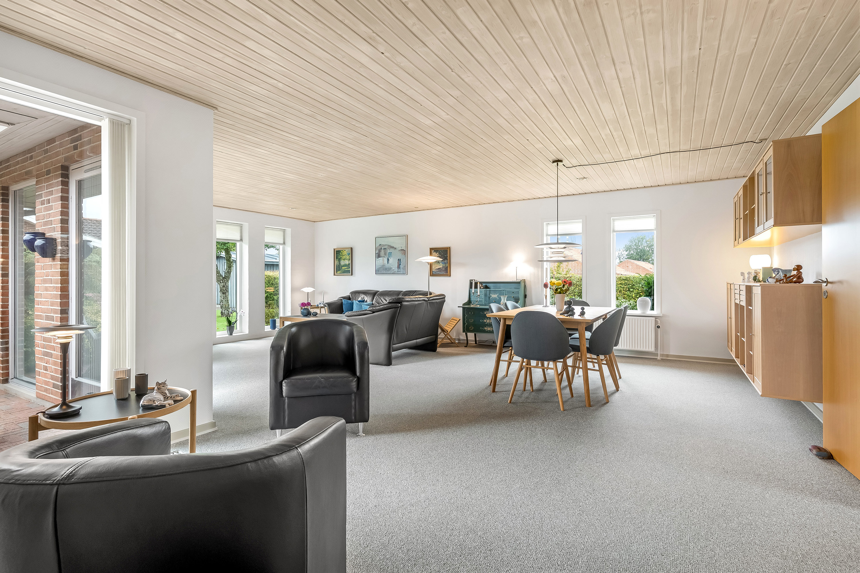 Fremhævet stue billede i fuldskærmstilstand. Billede af Hornshøjparken 137, 7500 Holstebro