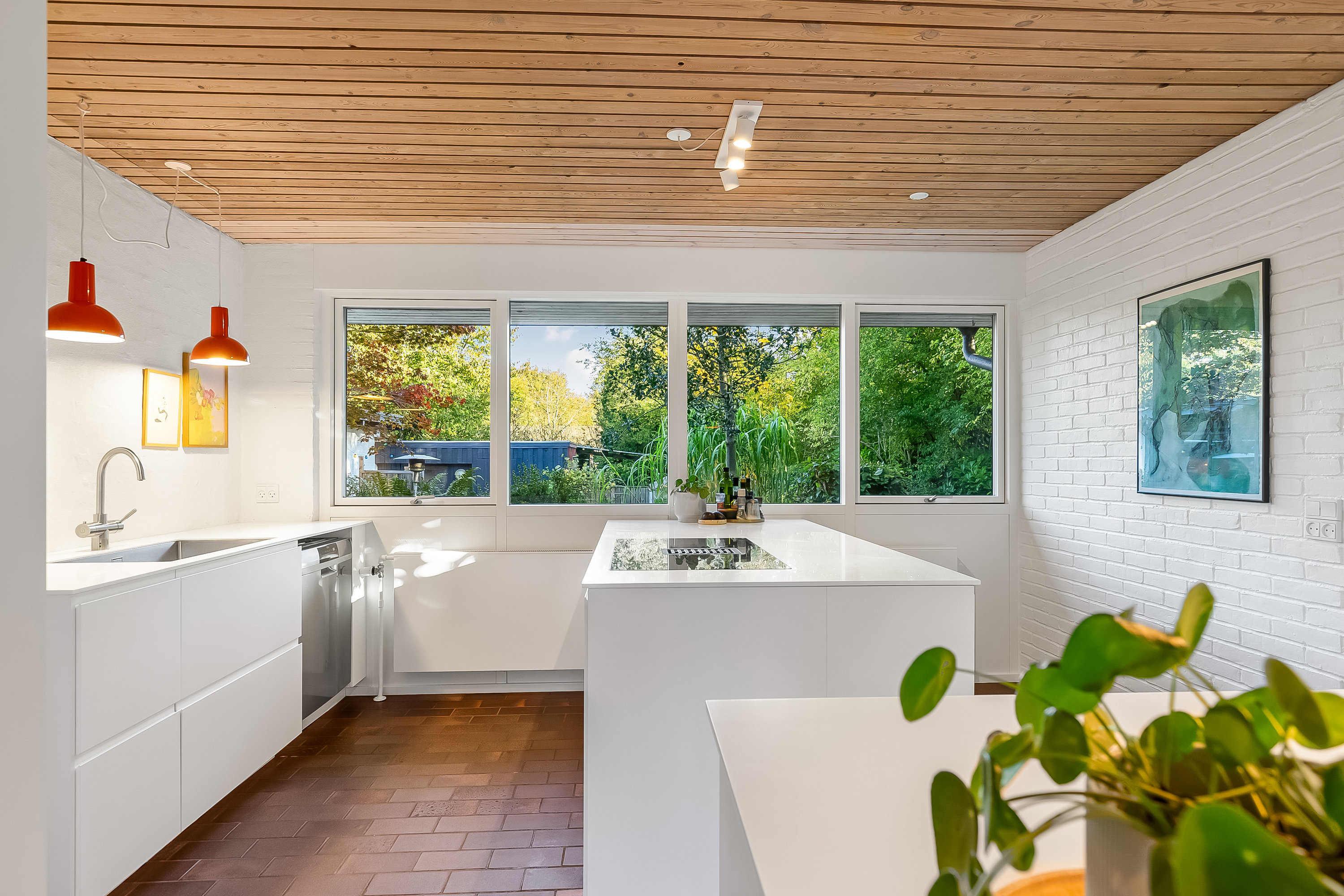 Fremhævet køkken billede i fuldskærmstilstand. Billede af Mariavej 1, 6091 Bjert