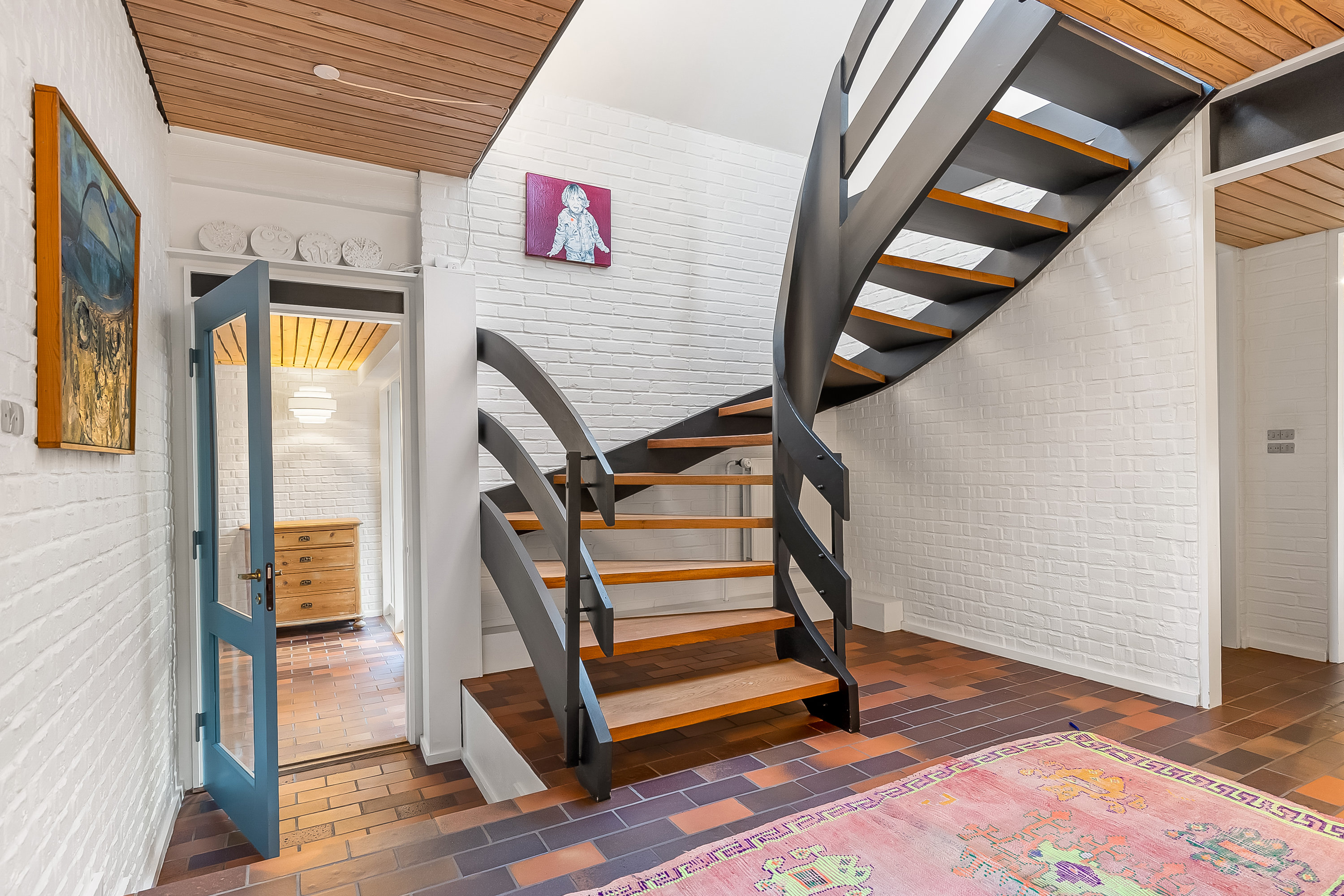 Fremhævet hall billede i fuldskærmstilstand. Billede af Mariavej 1, 6091 Bjert