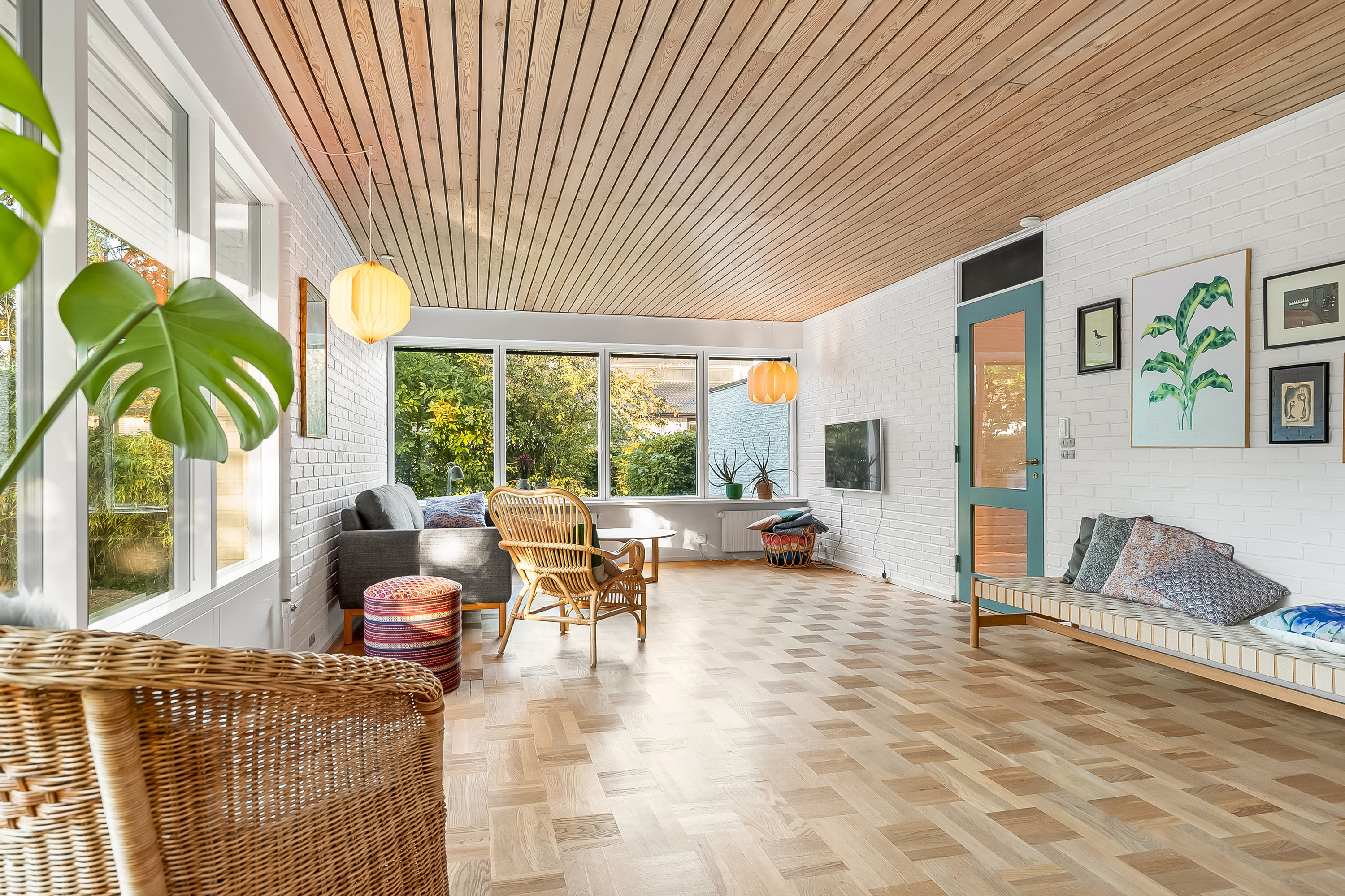 Fremhævet stue billede i fuldskærmstilstand. Billede af Mariavej 1, 6091 Bjert