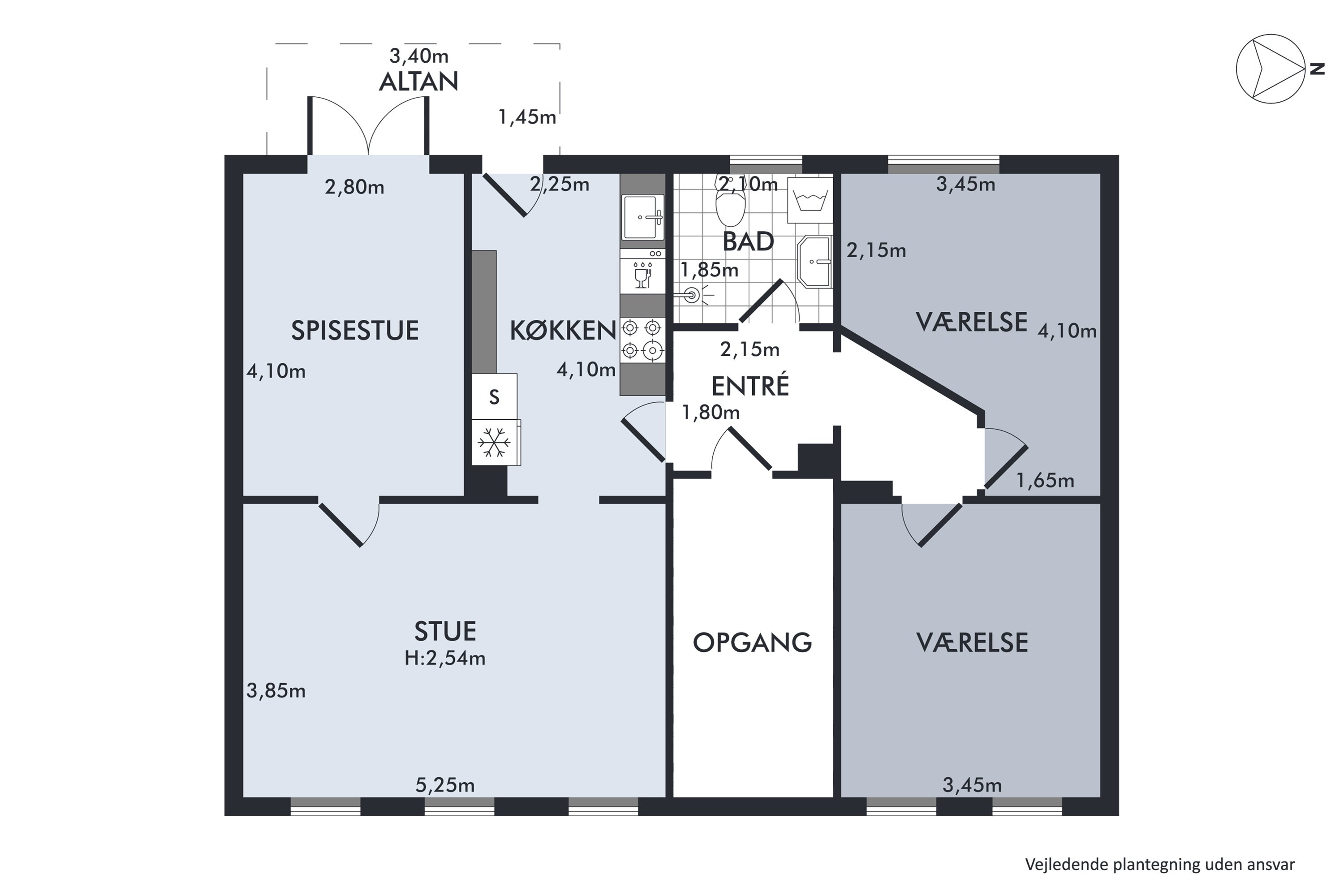 Plantegninger billede af Dalgasgade 11, 1., 9000 Aalborg