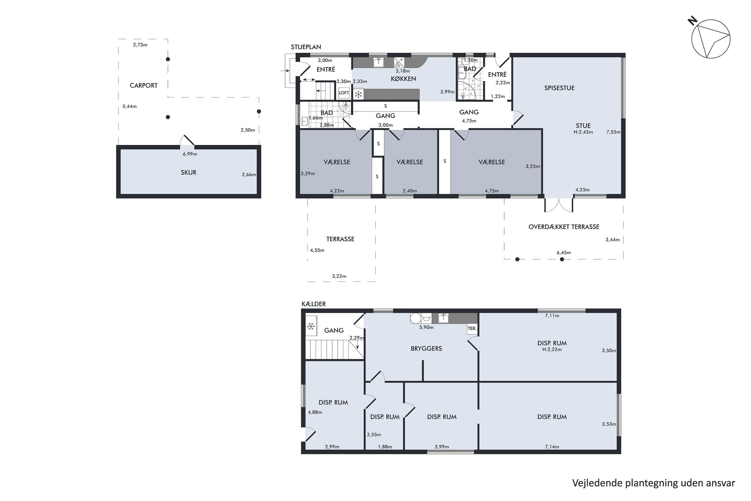 Plantegninger billede af Toftevej 2, 4270 Høng