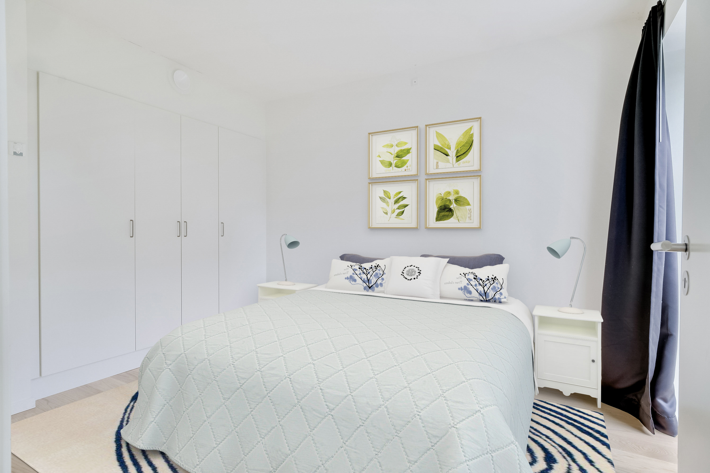 Fremhævet soveværelse billede i fuldskærmstilstand. Billede af Ved Klinten 10, 5800 Nyborg