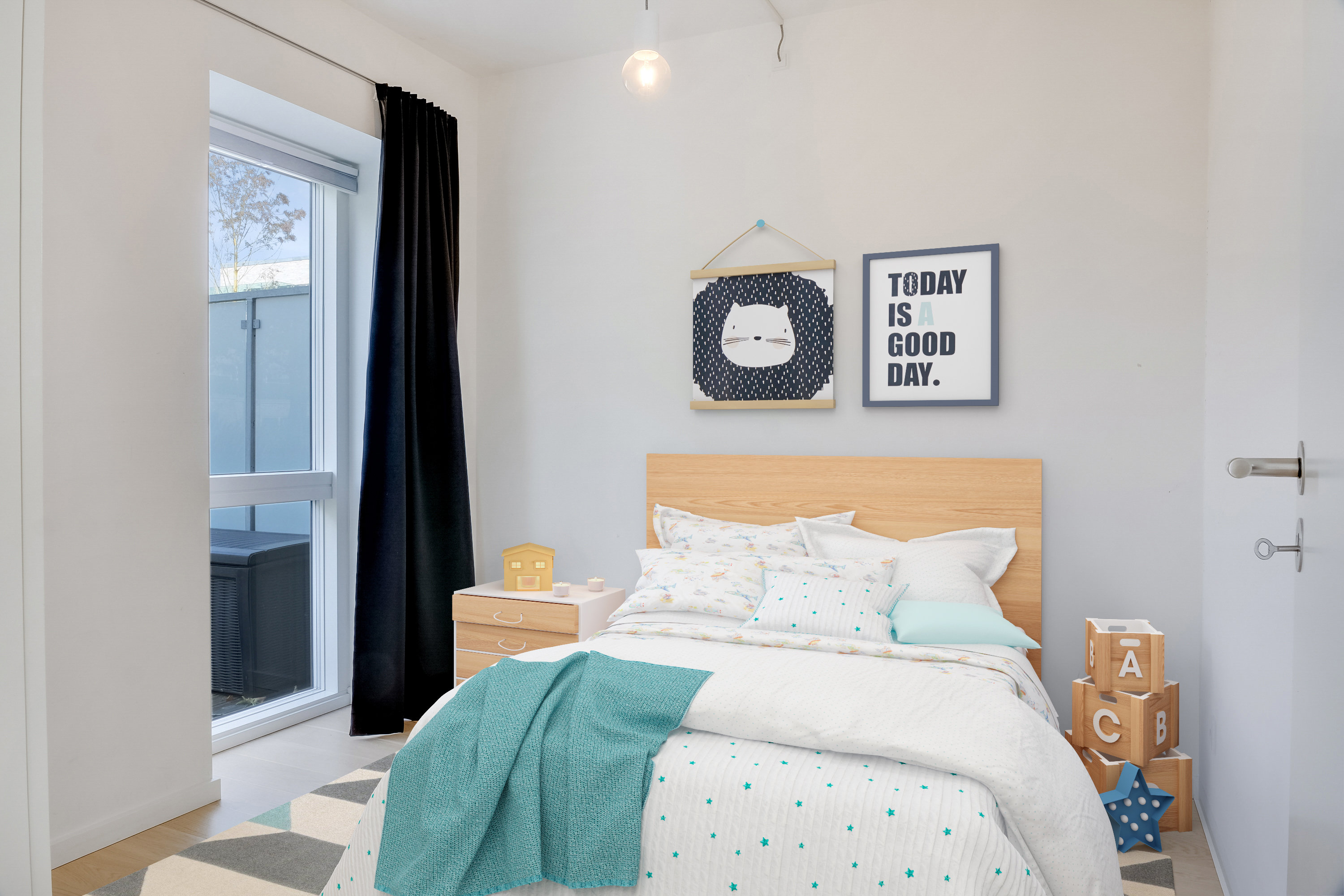 Fremhævet soveværelse billede i fuldskærmstilstand. Billede af Ved Klinten 10, 5800 Nyborg